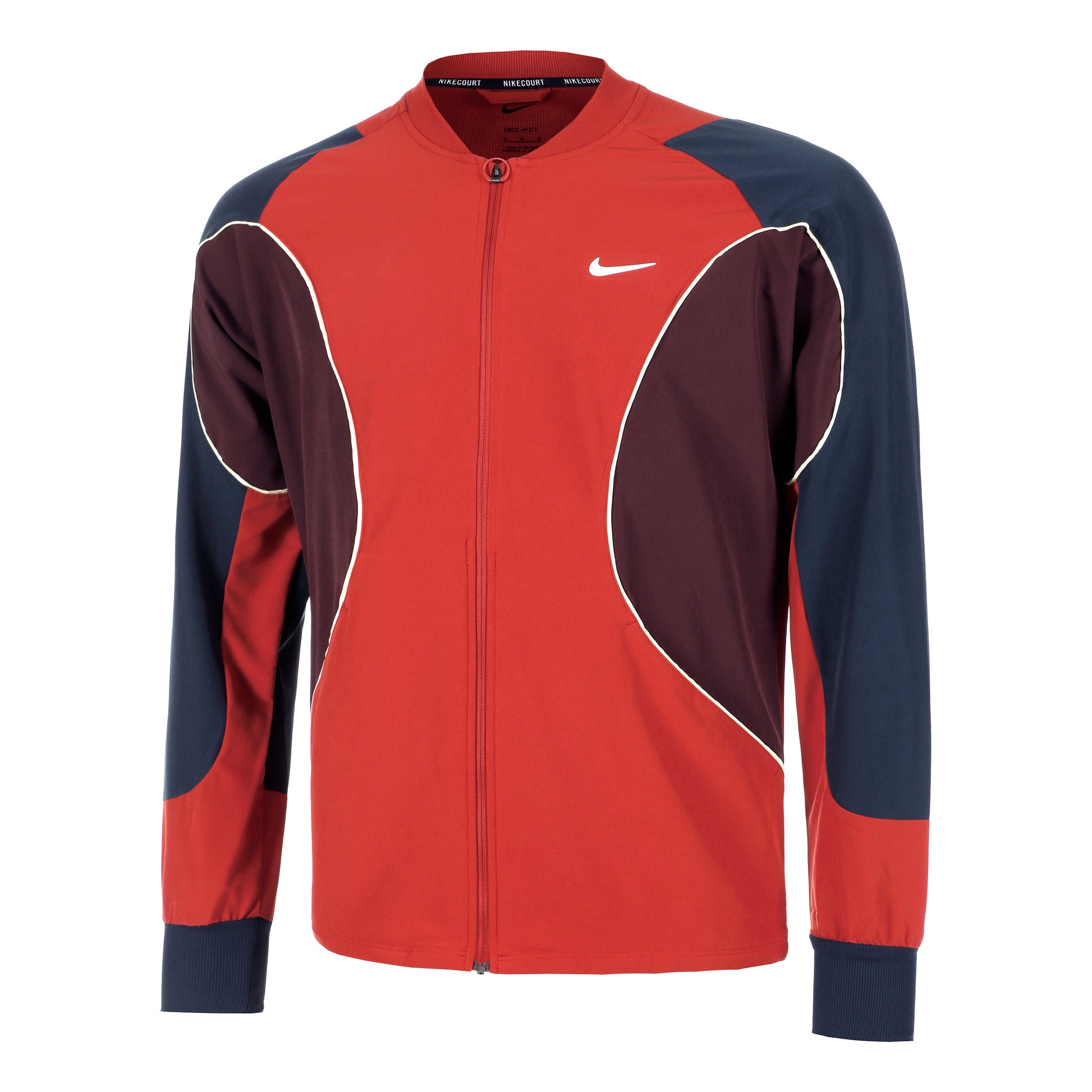 Nike Court Dri-Fit Advantage Trainingsjack Heren - rood, veelkleurig