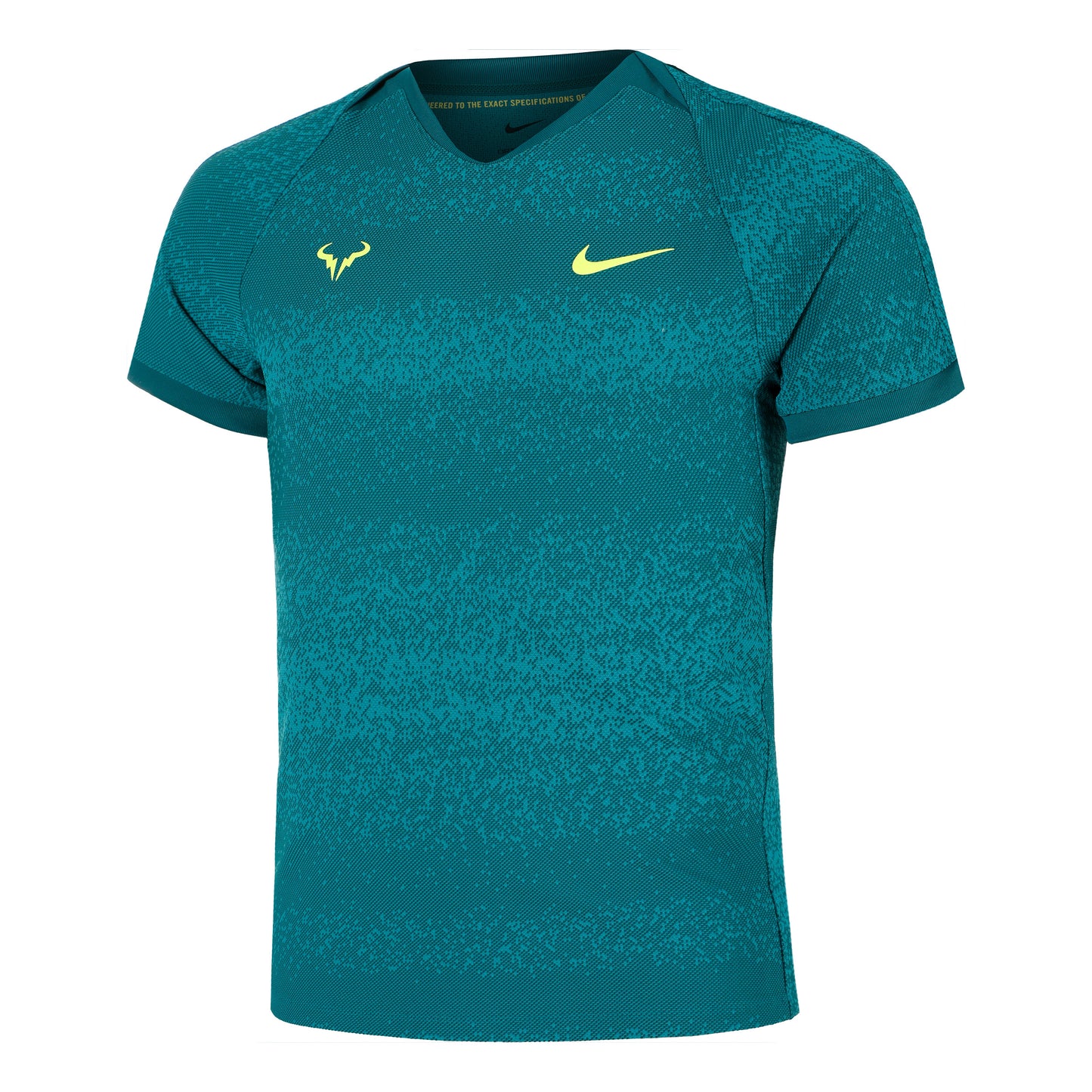 Nike Rafa Court Dri-Fit Advantage T-shirt Heren - petrolblauw,
