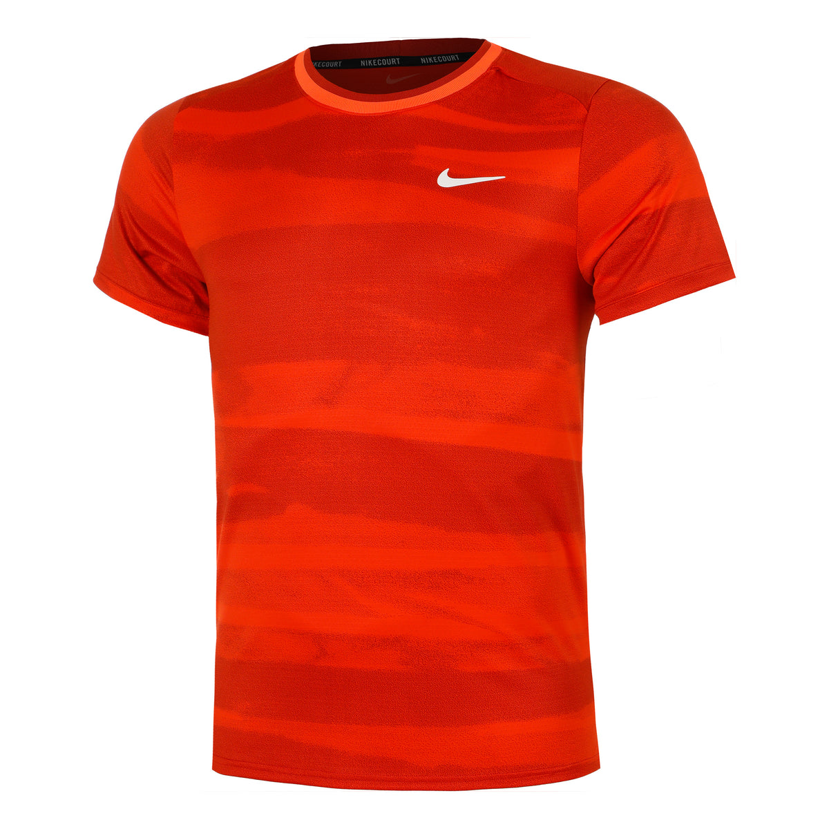 Nike Dri-Fit Advantage Print T-shirt Heren - rood,