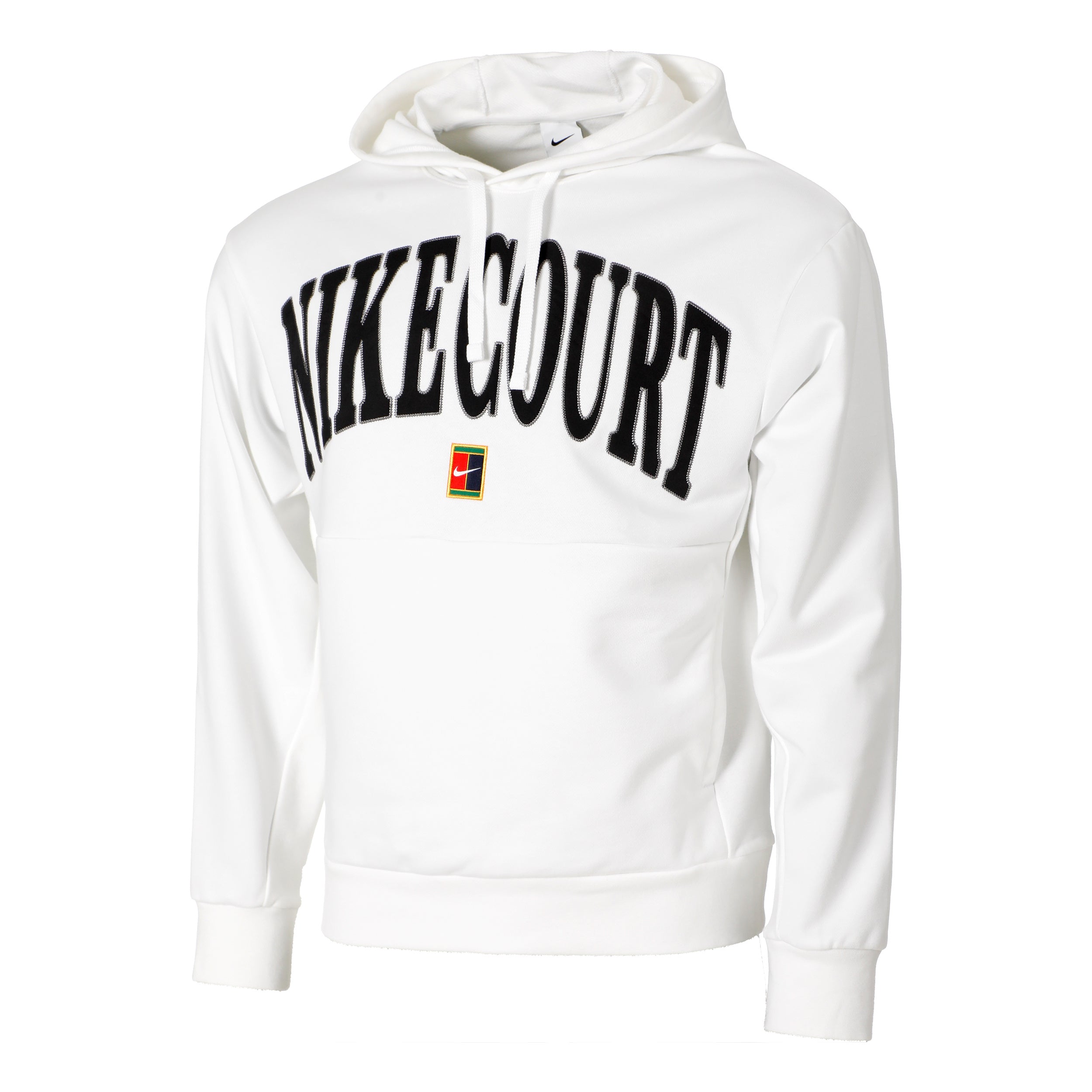 Nike Dri-Fit Fleece Heritage Sweater Met Capuchon Heren-Wit,Zwart