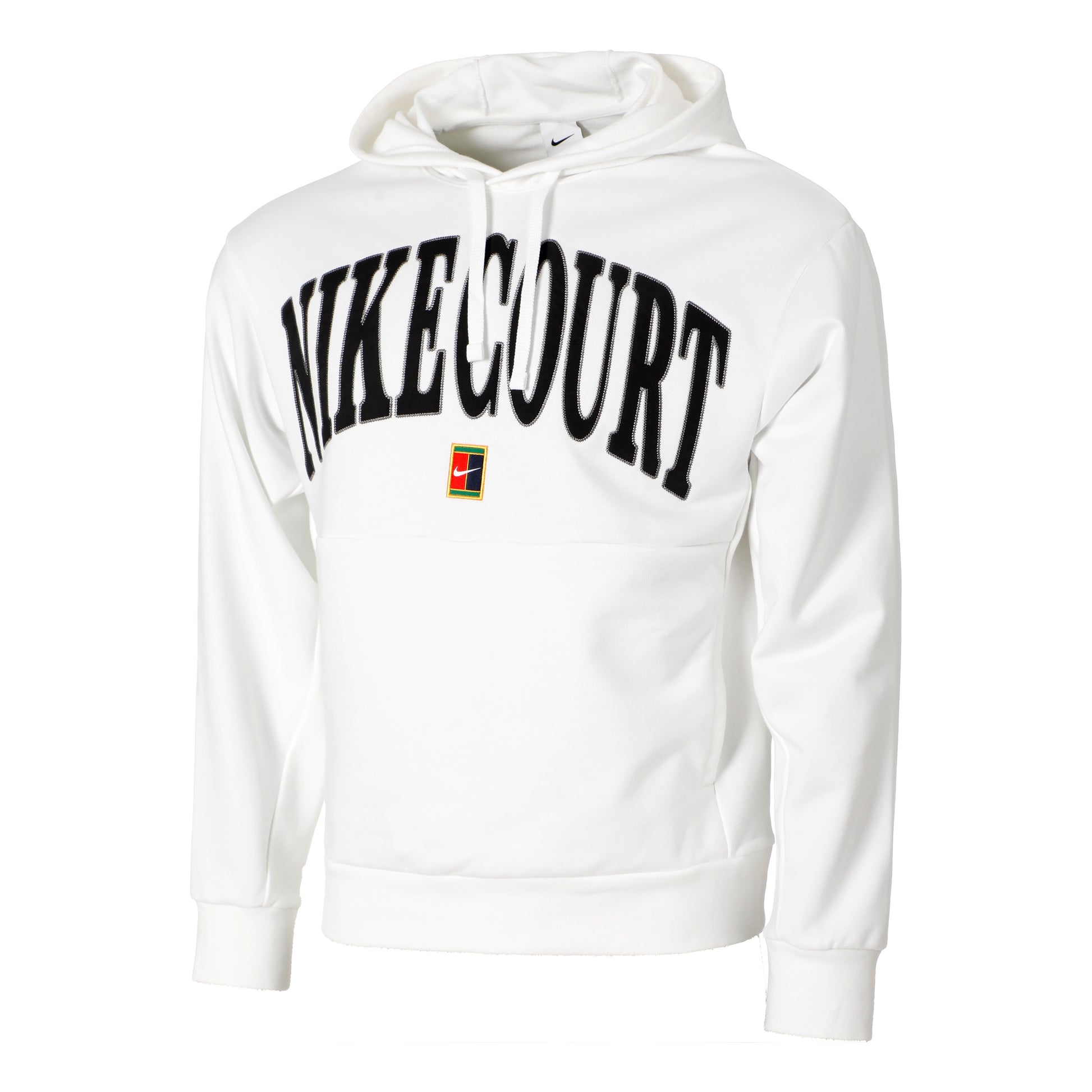 Nike Dri-Fit Fleece Heritage Sweater Met Capuchon Heren-Wit,Zwart