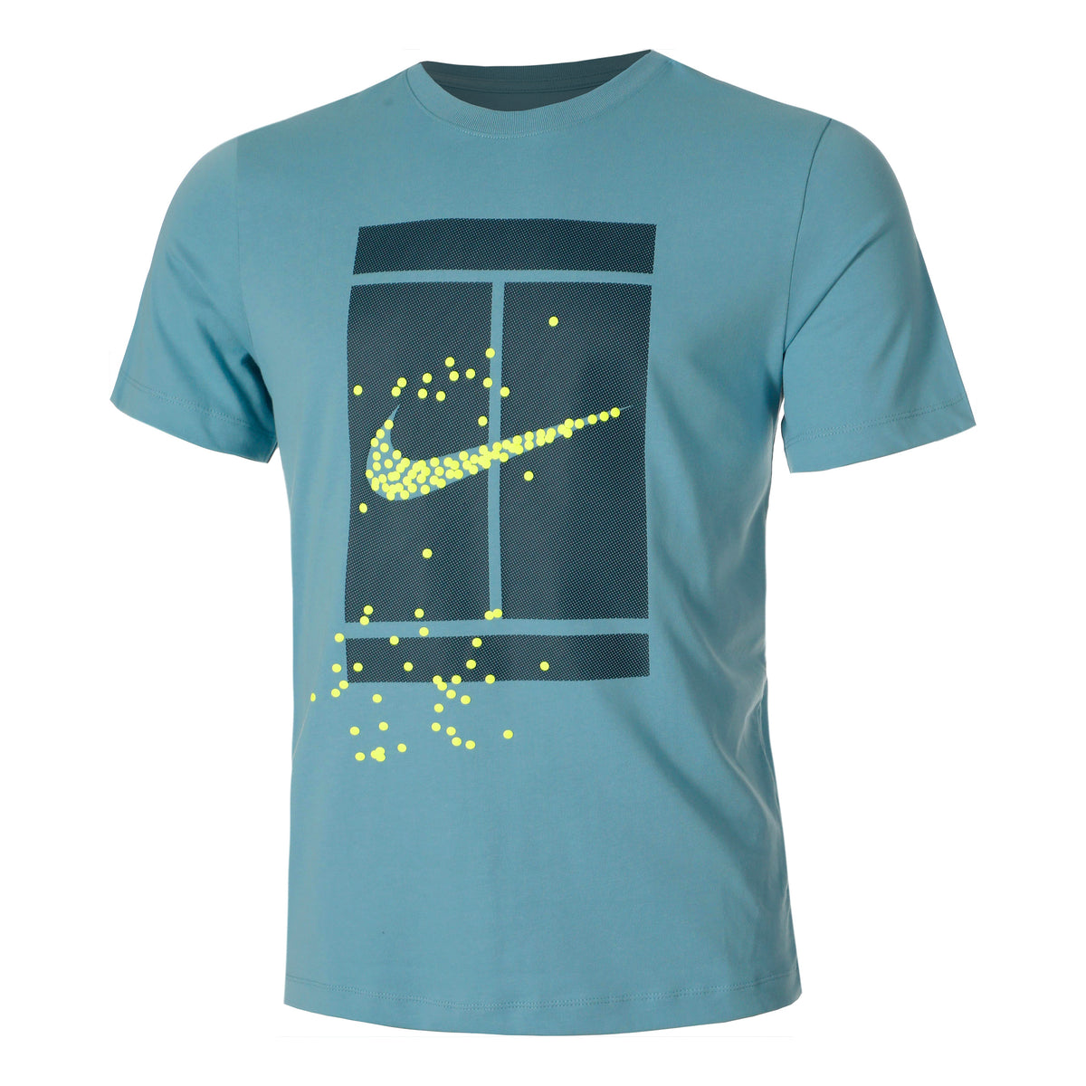 Nike Tee Heritage OC T-shirt Heren - turkoois, blauw