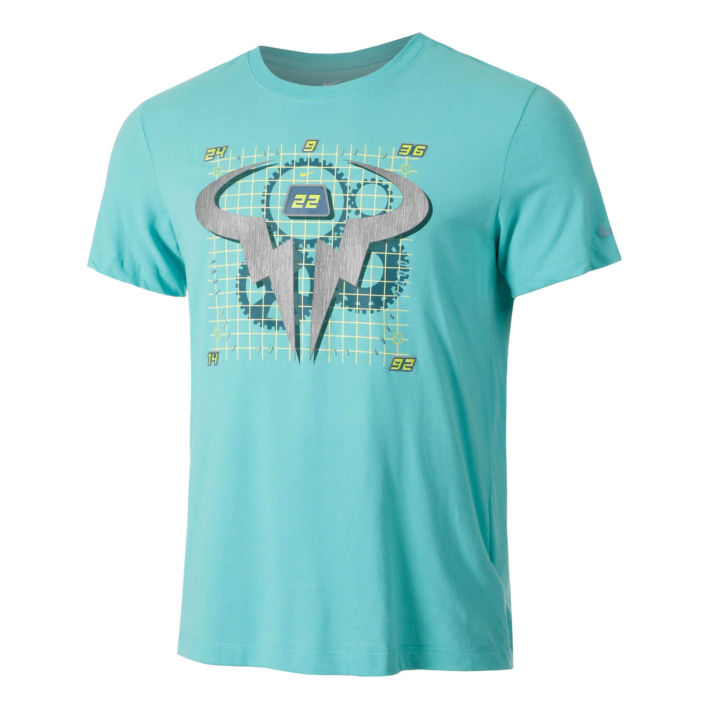 Nike Dri-Fit RN OC T-shirt Heren-Turkoois,Veelkleurig