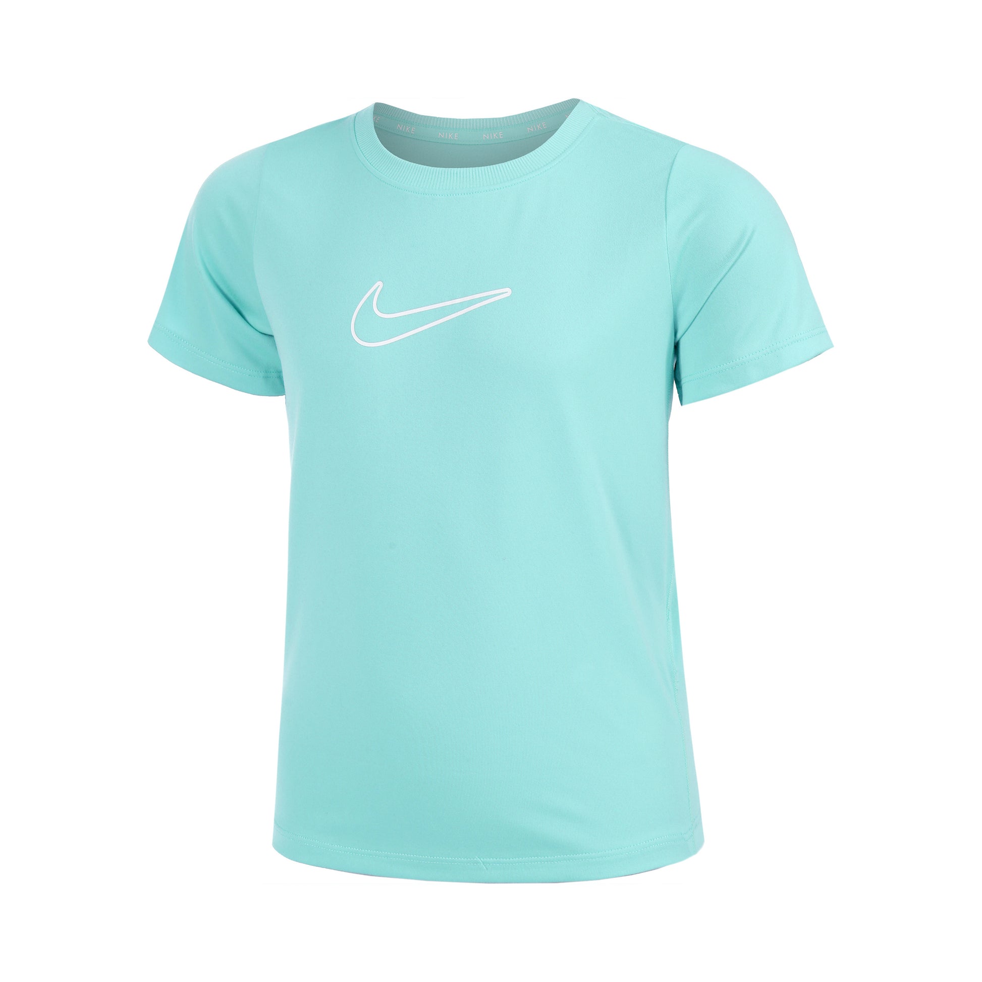 Nike Dri-FIT One T-shirt Meisjes - turkoois,
