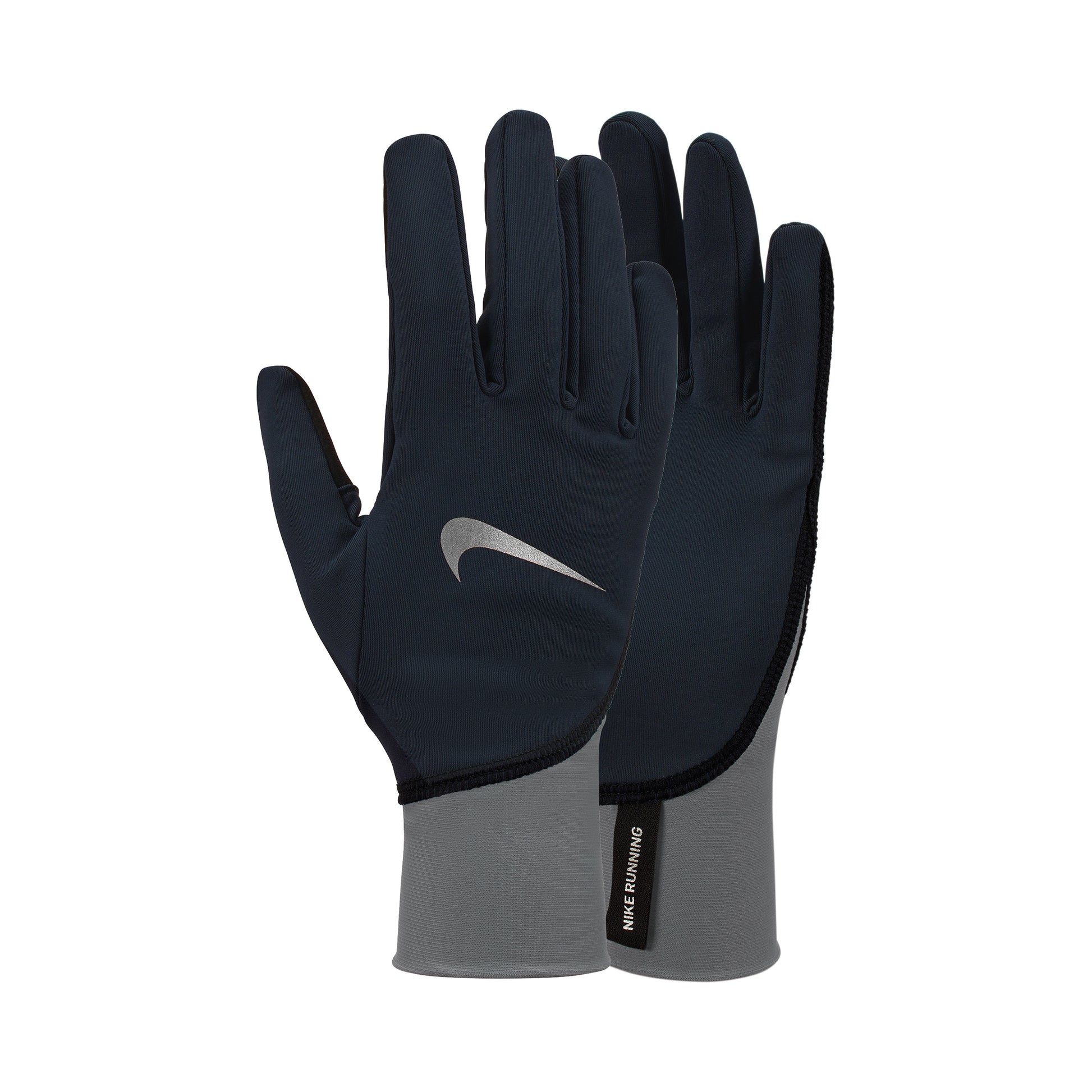 Nike Pacer Midweight Hardloophandschoenen-Zwart,Lichtgrijs