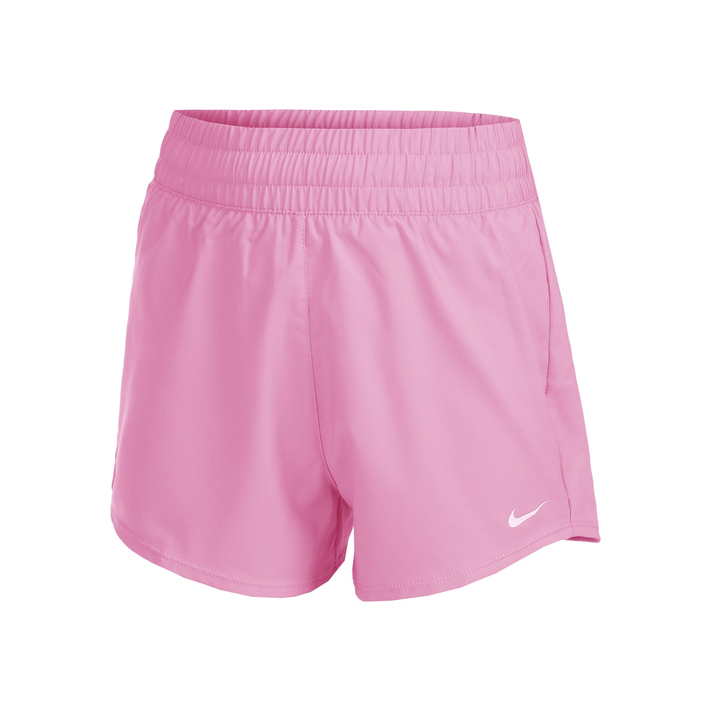 Nike Dri-Fit Big Kids High Waisted Woven Shorts Meisjes - roze, wit