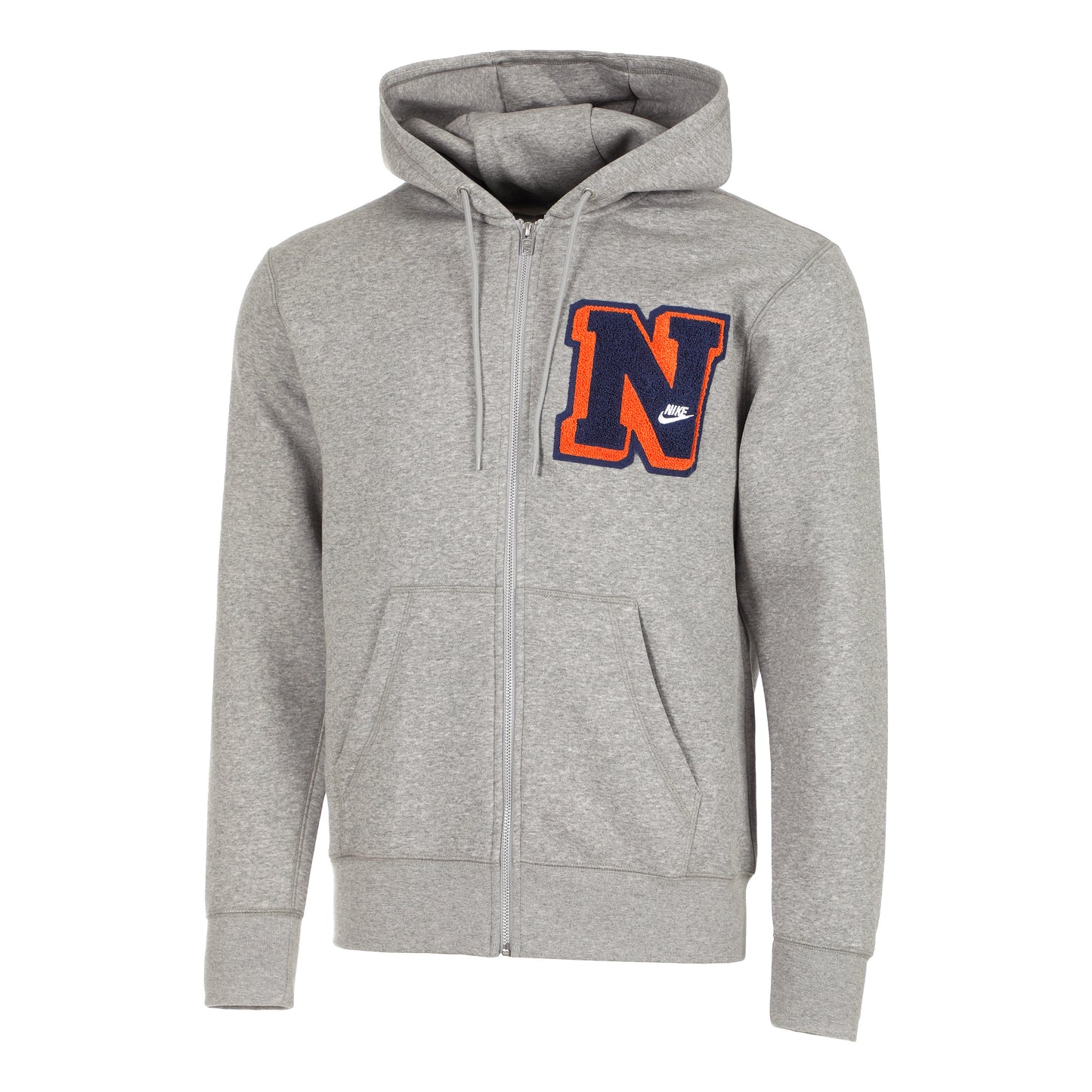 Nike Club Full Zip Sportjas Heren - grijs,