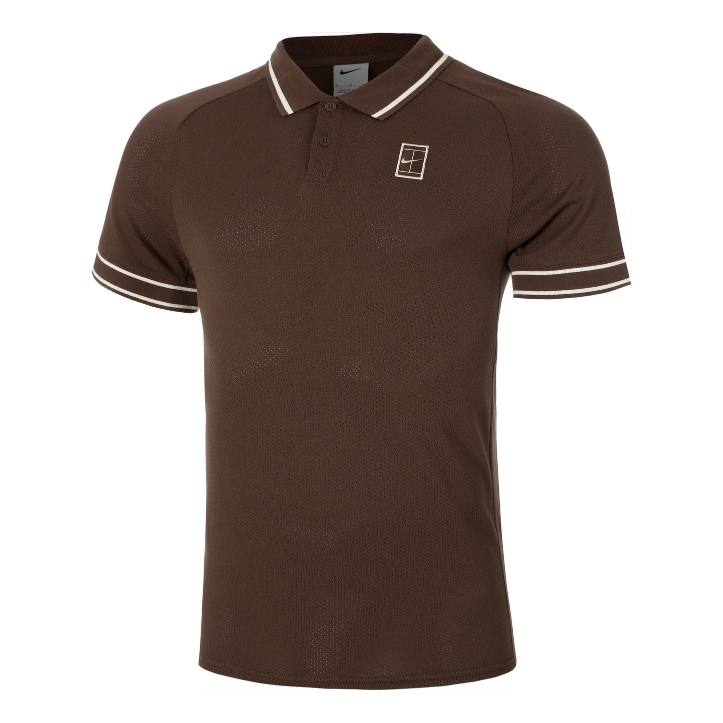 Nike Court Heritage Polo Heren-Bruin