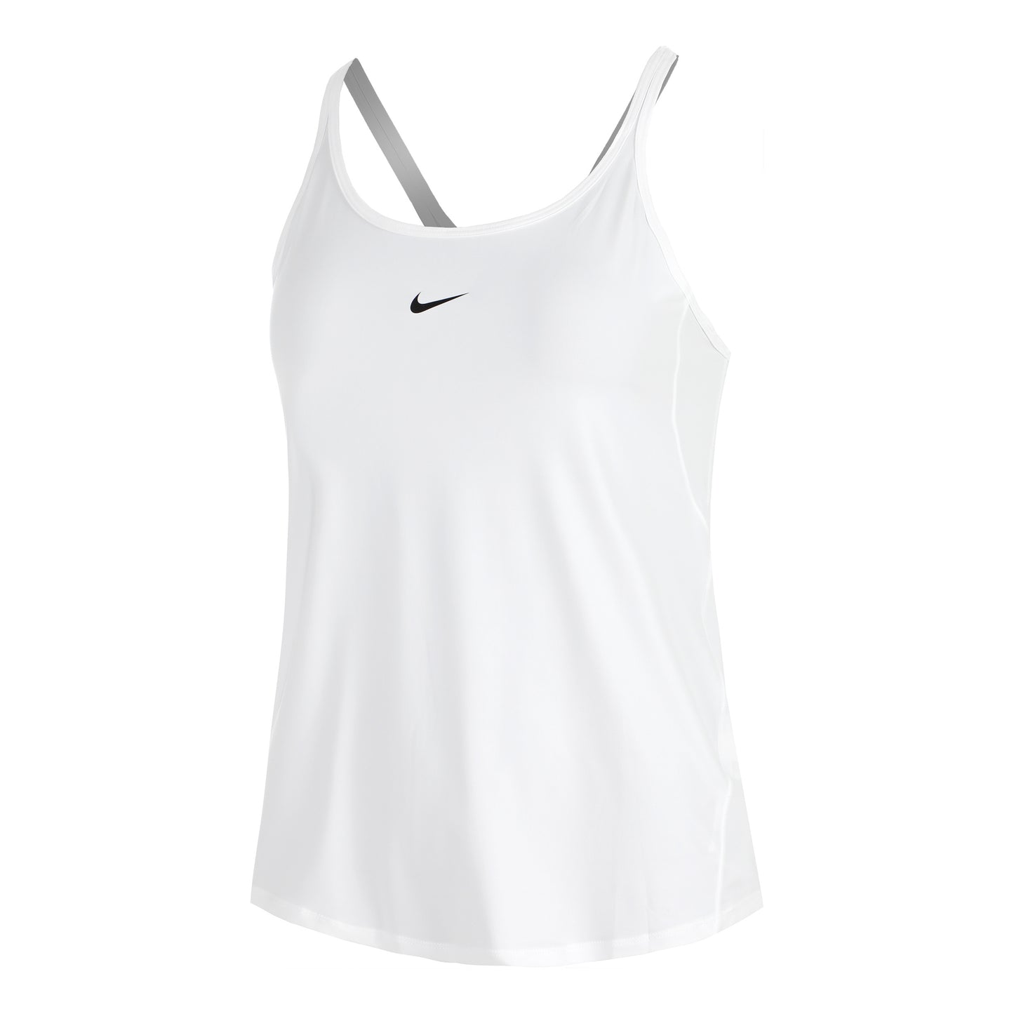 Nike One Dri-FIT Strappy Tanktop Dames-Wit
