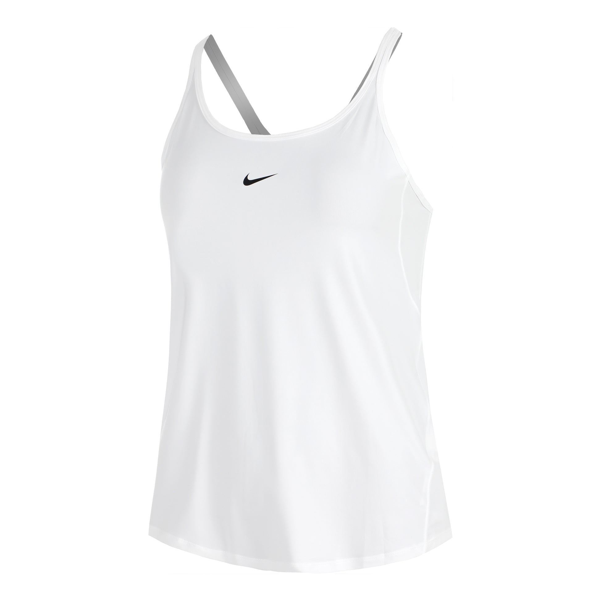 Nike One Dri-FIT Strappy Tanktop Dames-Wit