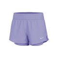 Dri-Fit One Mid Rise 2in1 3in Shorts Dames - paars,