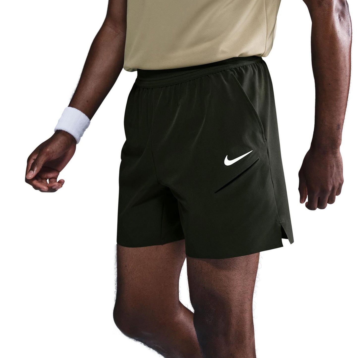 Nike Court Dri-FIT Slam Shorts Heren-Donkergroen