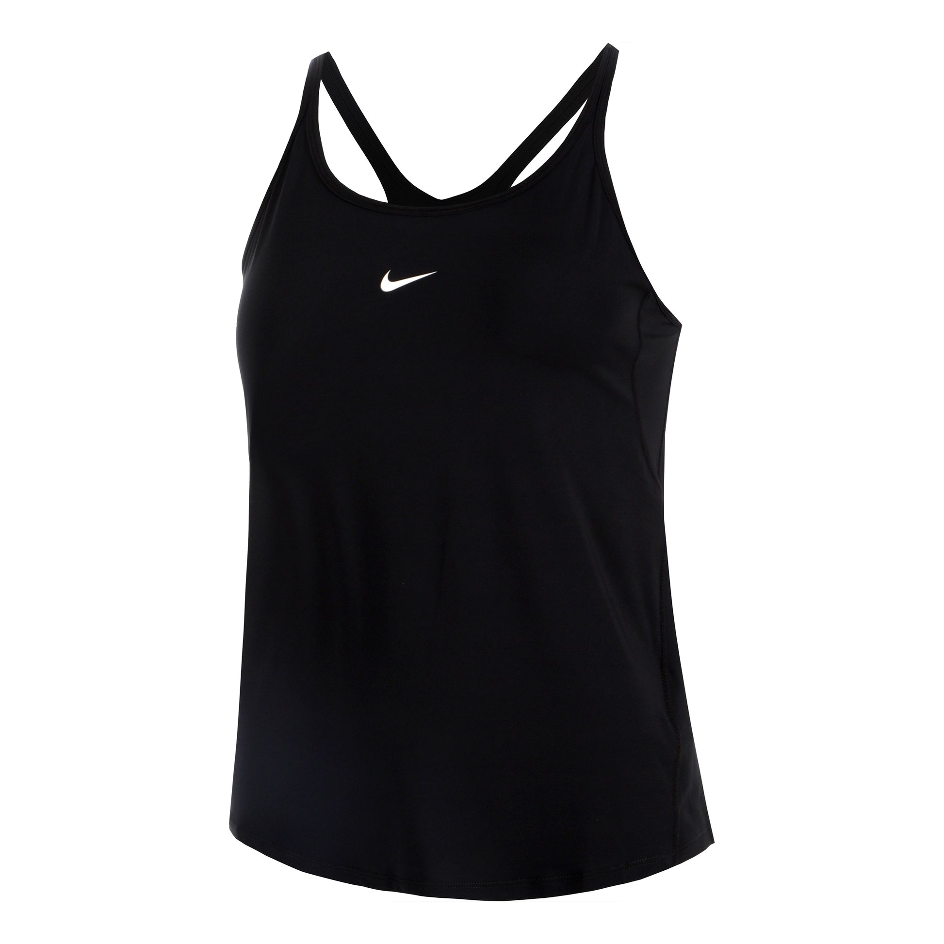 Nike One Dri-FIT Strappy Tanktop Dames-Zwart