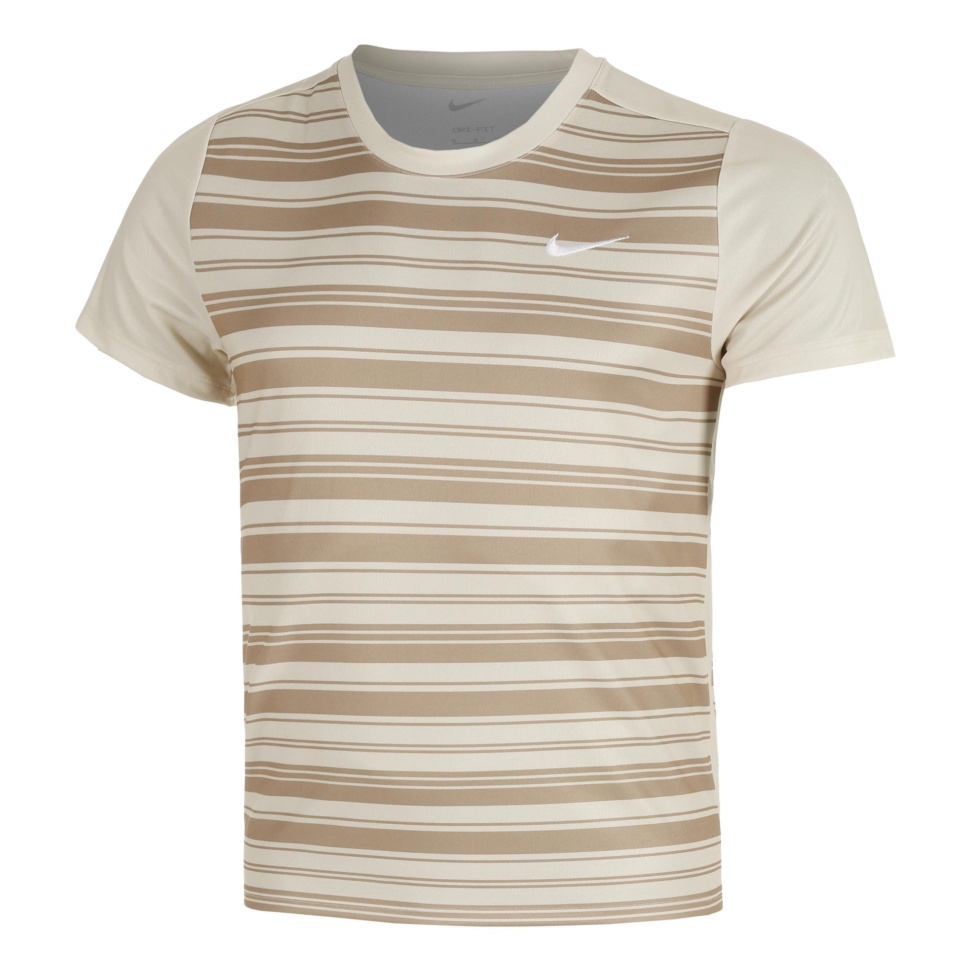 Nike Court Dri-FIT Victory Print T-shirt Heren-Kaki