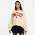 Court Heritage Phoenix Fleece Oversized Crew High Rise Sweatshirt Dames - beige,