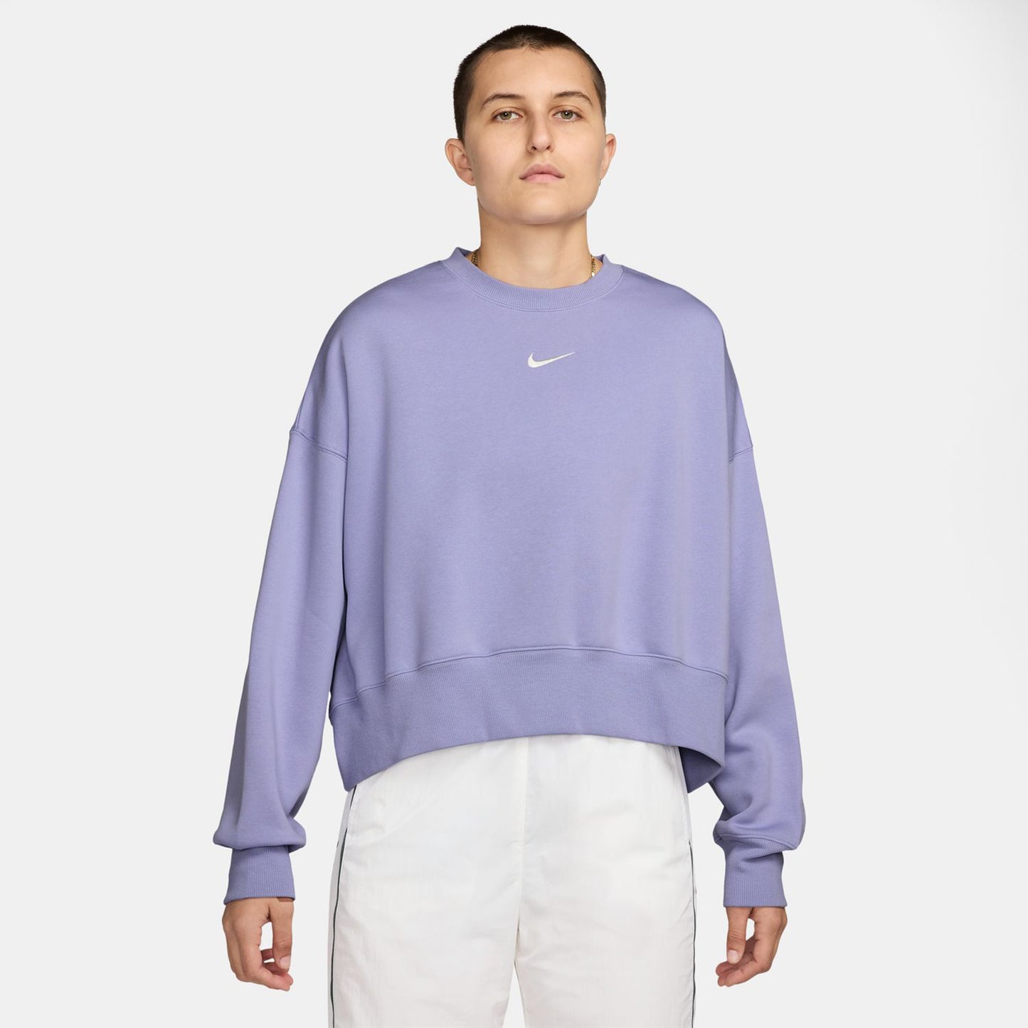 Nike Sportswear Phoenix Fleece Oversized Crew Sweatshirt Dames-Mauve