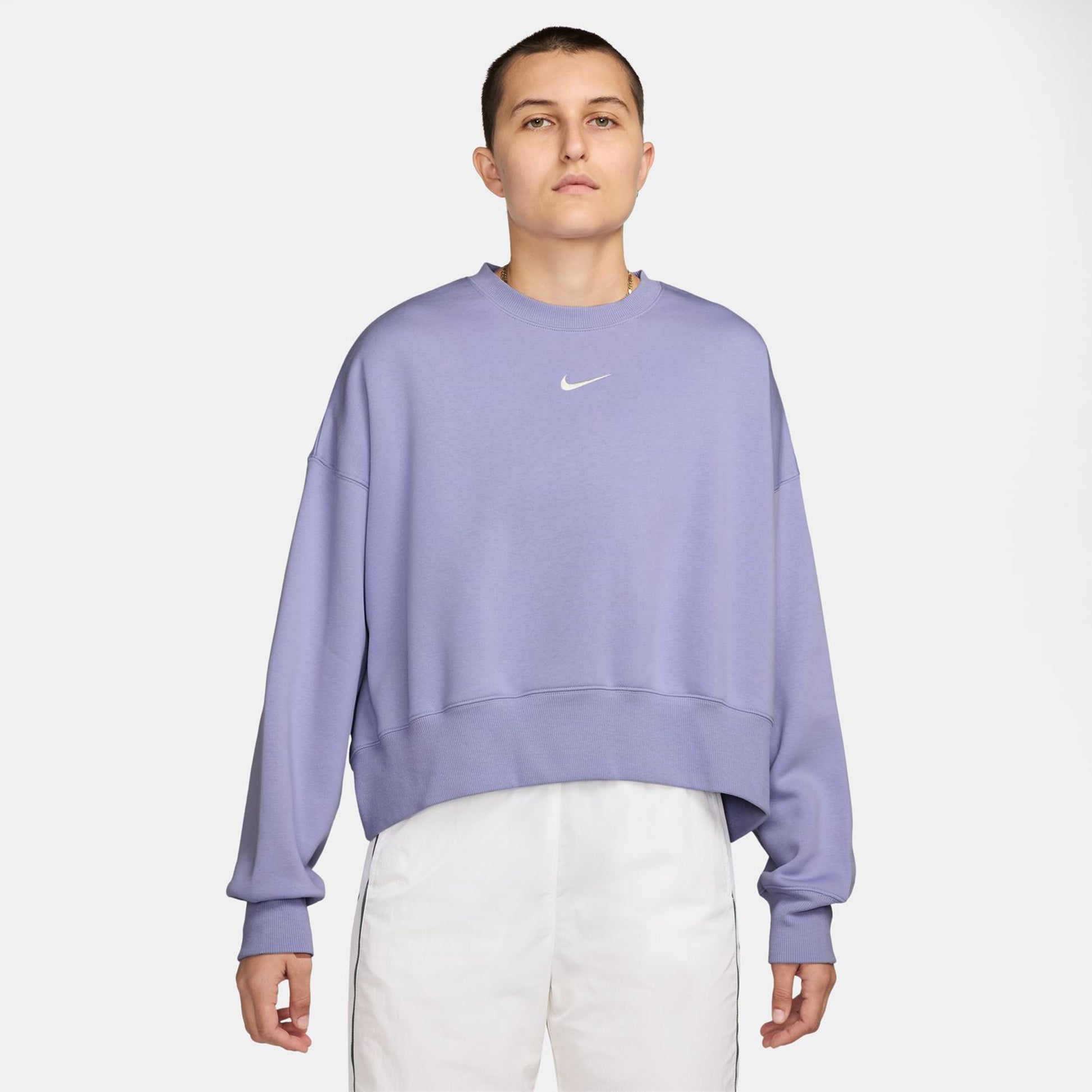 Nike Sportswear Phoenix Fleece Oversized Crew Sweatshirt Dames-Mauve