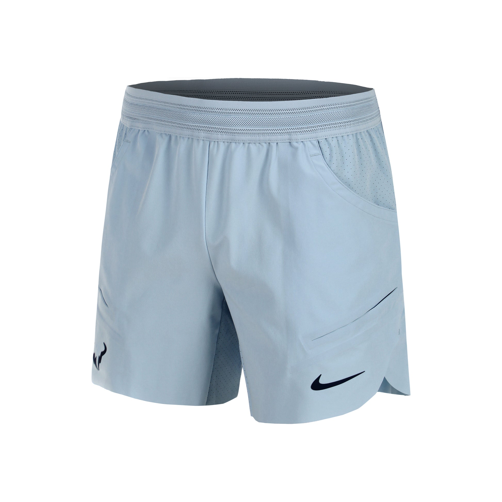 Nike Rafa Mnk Dri-Fit Advantage 7in Shorts Heren-Blaugrau