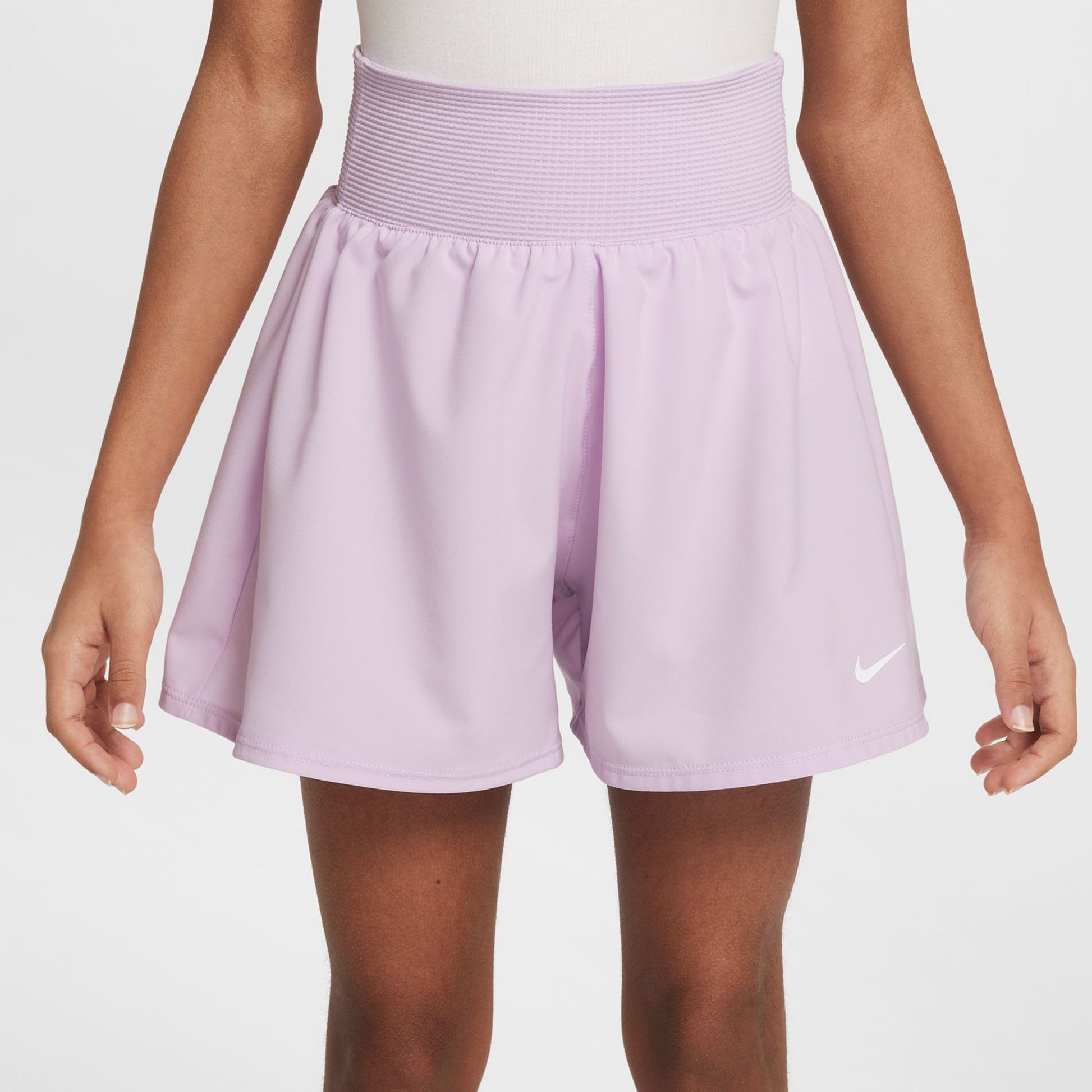 Nike Dri-FIT Sport Short Voor Tennisballen Meisjes-Mauve