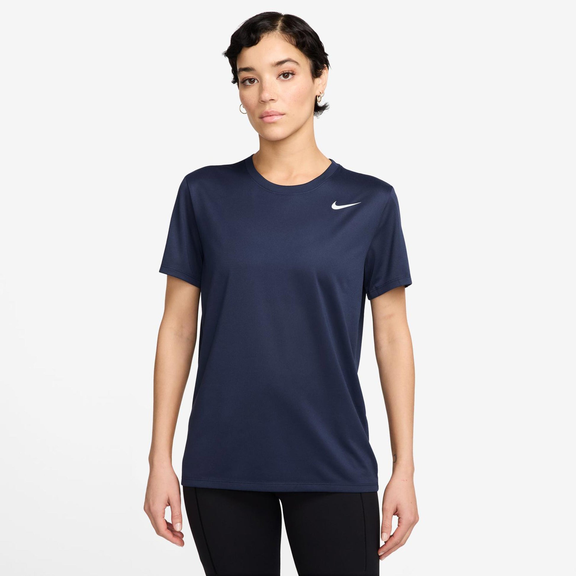 Nike Dri-Fit T-shirt Dames-Donkerblauw