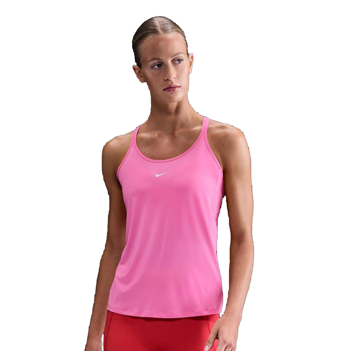 Nike One Classic Dri-Fit Strappy Tanktop Dames-Pink