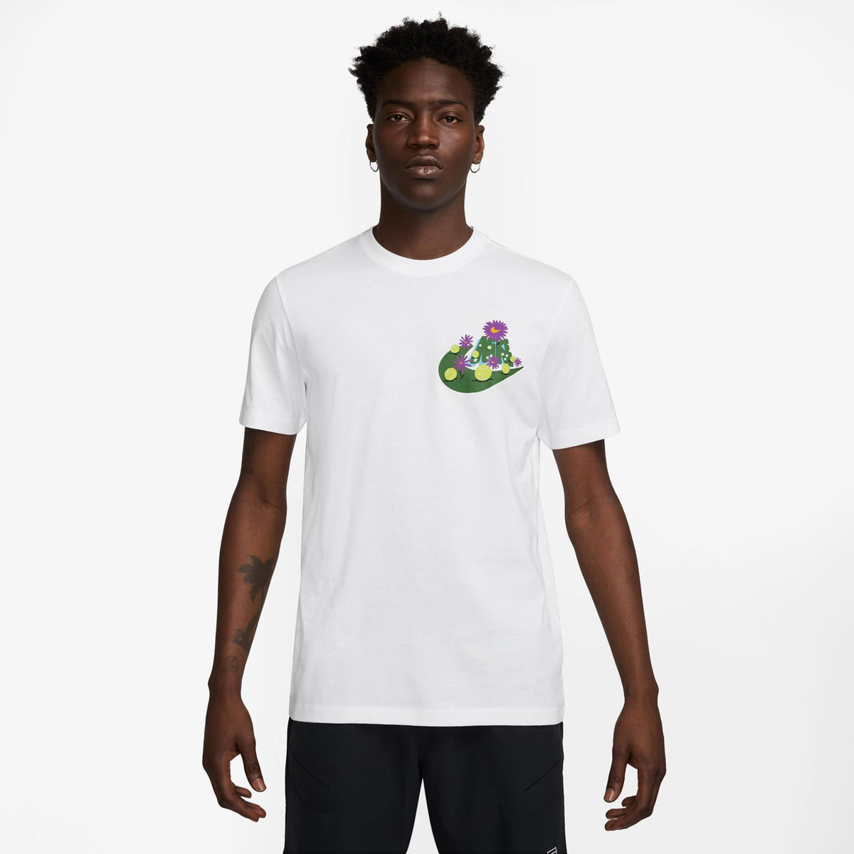 Nike Court T-shirt Heren-Wit