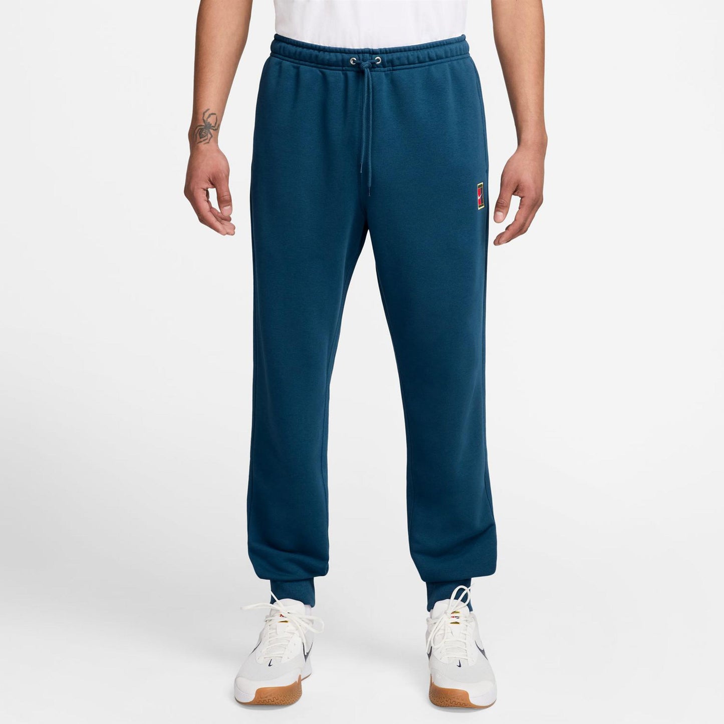 Nike Court Dri-Fit Heritage Fleece Trainingsbroek Heren-Blaugrau