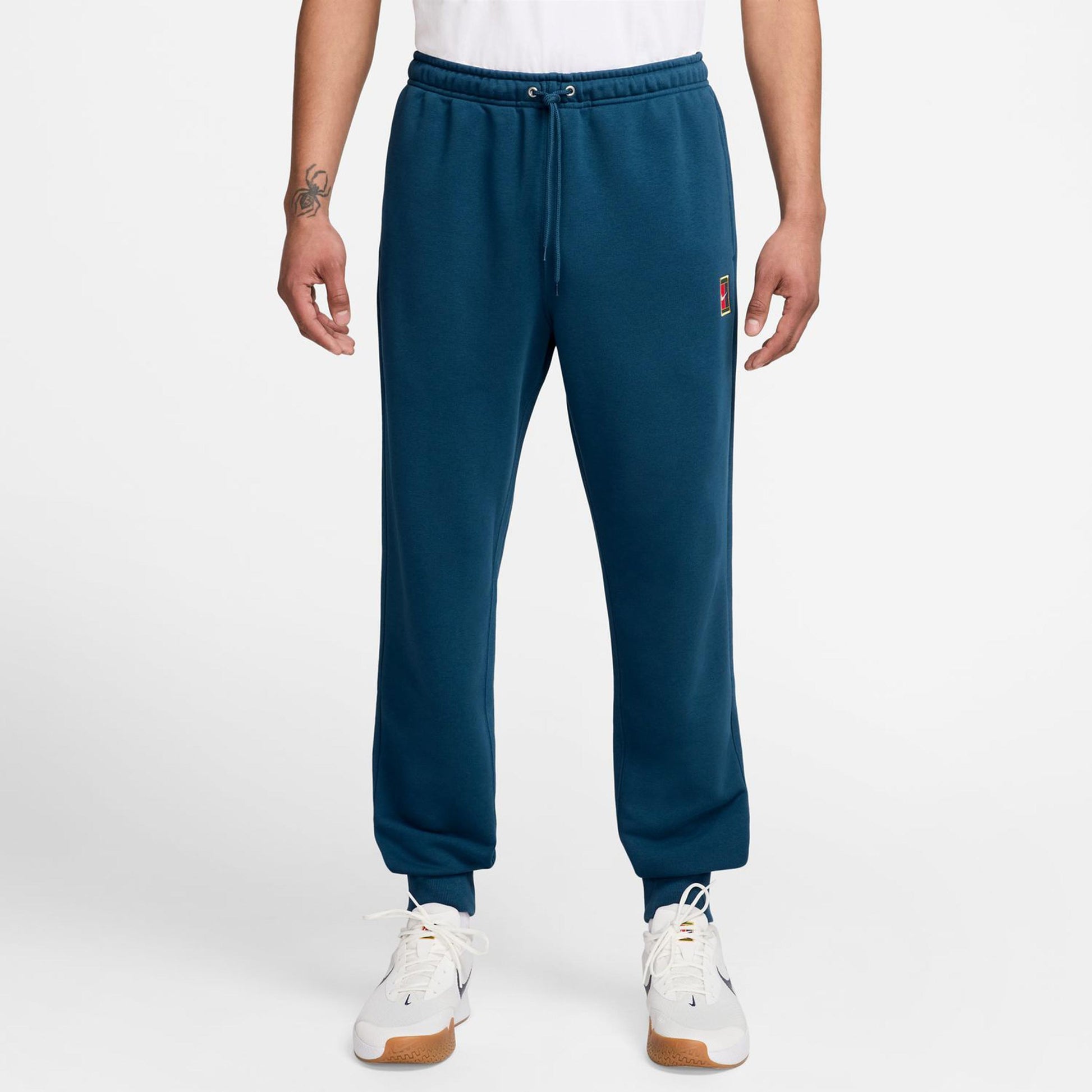 Nike Court Dri-Fit Heritage Fleece Trainingsbroek Heren-Blaugrau