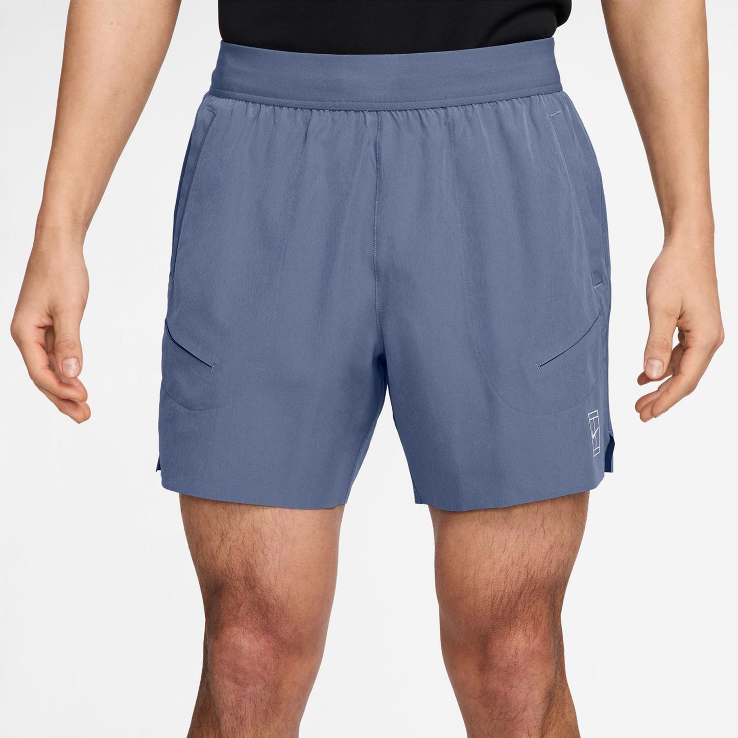 Nike Court Dri-Fit Advantage 6in Shorts Heren-Blaugrau,Wit