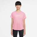 Dri-Fit One T-shirt Meisjes-Roze,Wit