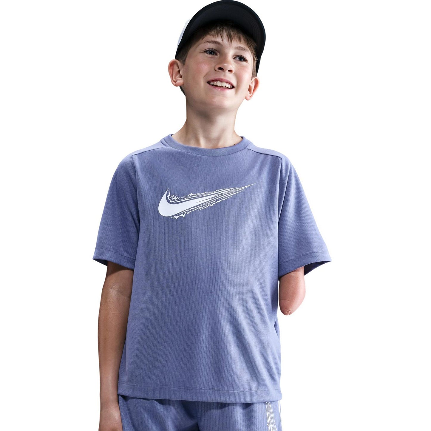 Nike Dri-Fit Multi T-shirt Kinderen-Blaugrau