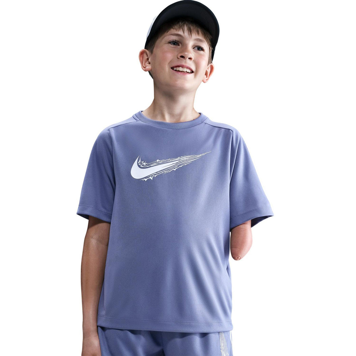 Nike Dri-Fit Multi T-shirt Kinderen-Blaugrau