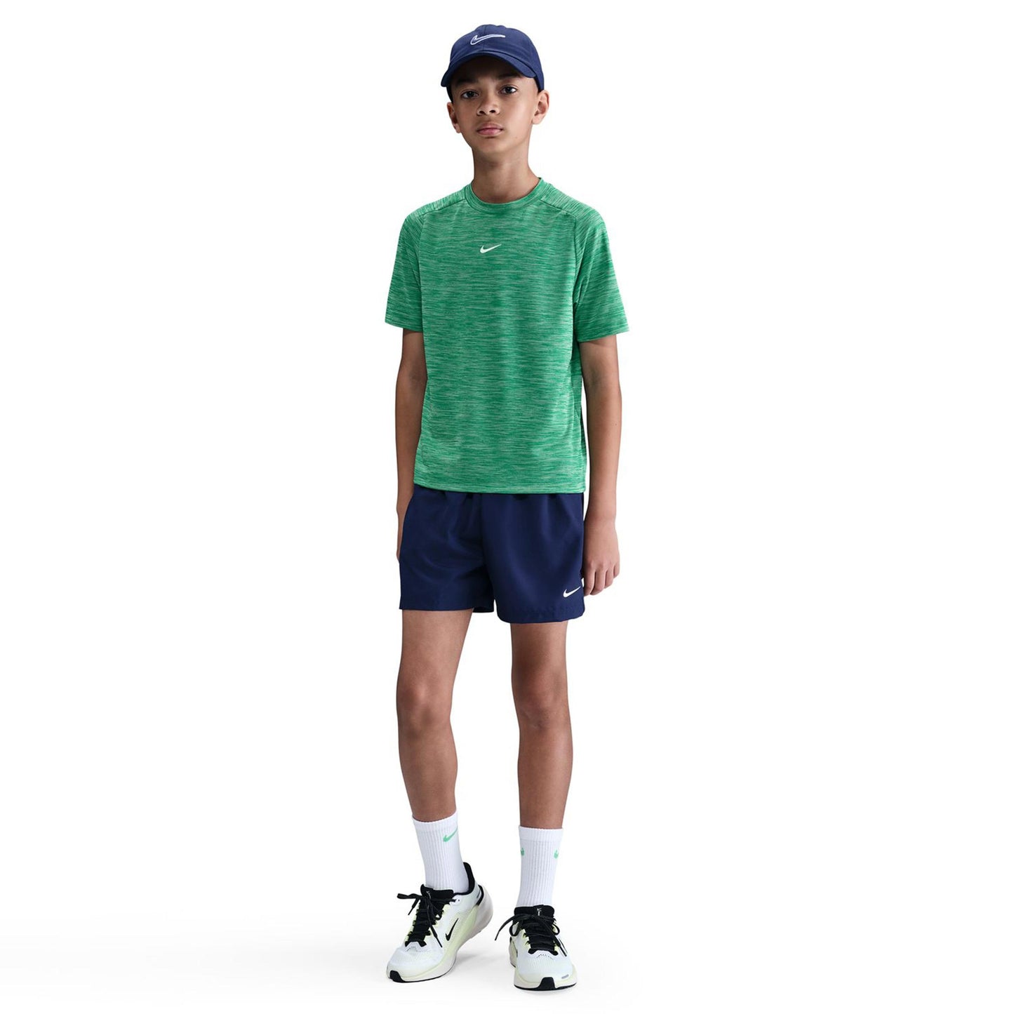 Nike Dri-Fit Heather T-shirt Kinderen-Lichtgroen