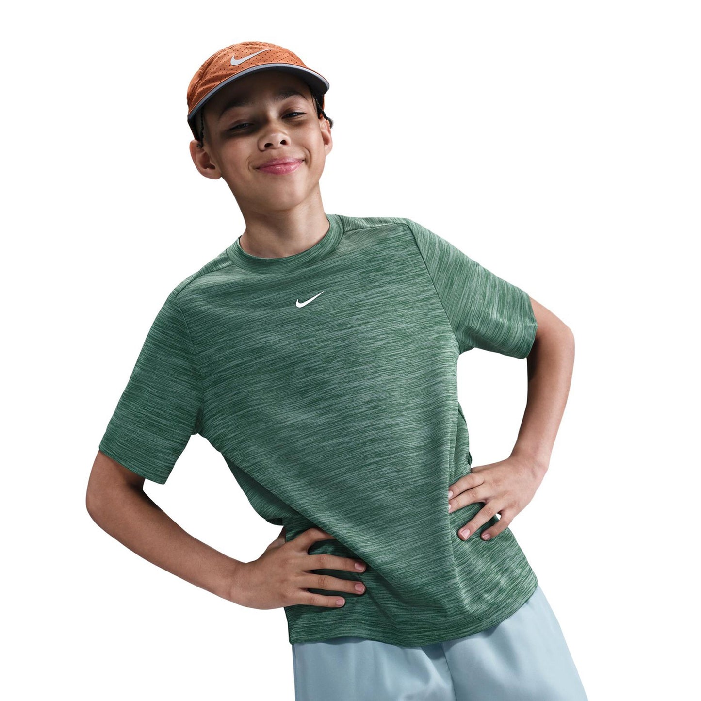 Nike Dri-Fit Heather T-shirt Kinderen-Groen