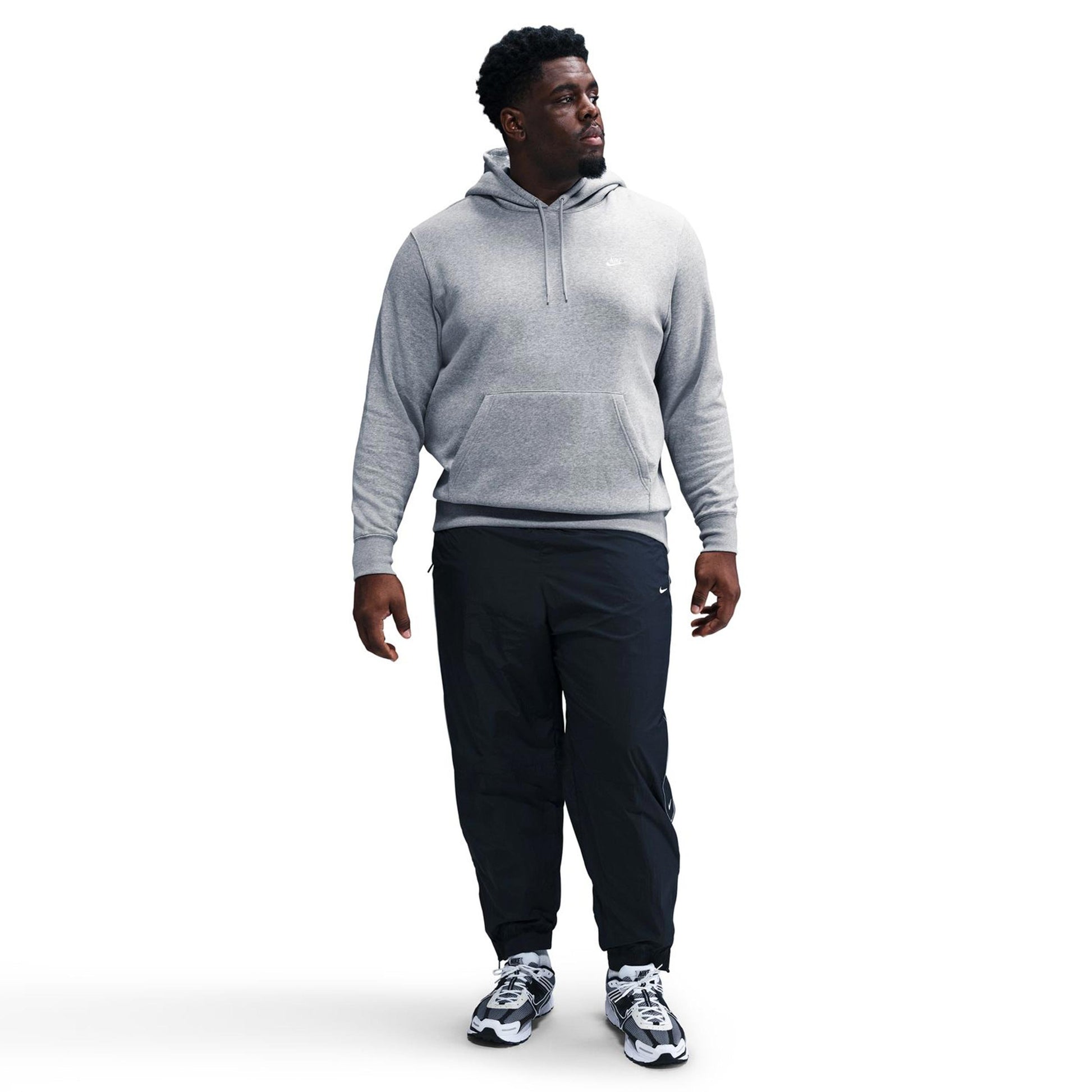 Nike Club Sweater Met Capuchon Heren-Grijs