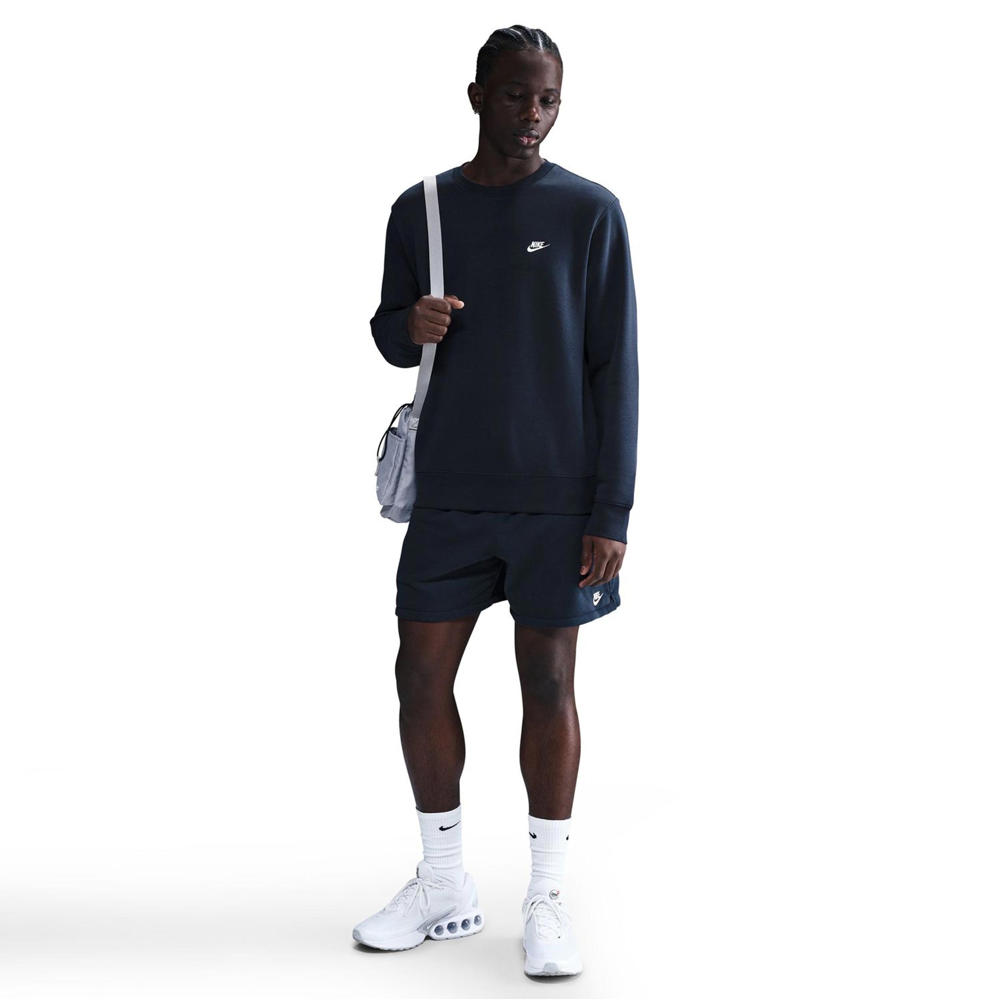 Nike Club Crew Sweatshirt Heren-Donkerblauw
