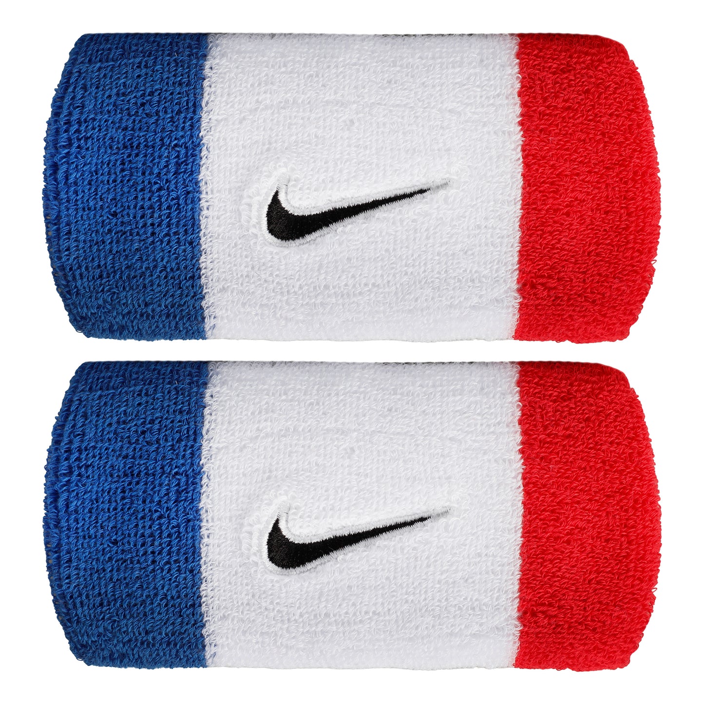 Nike Swoosh Classic Doublewide Zweetband lang - blauw, rood