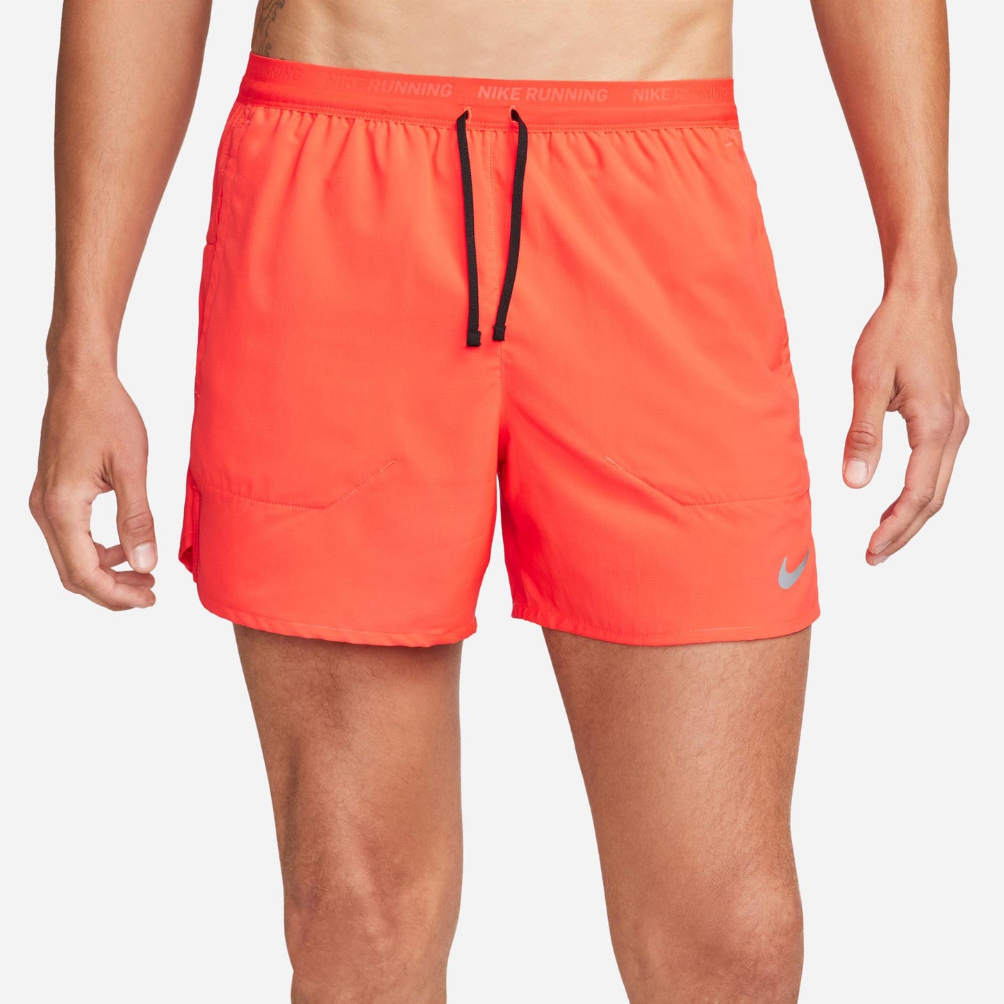 Nike Stride 5in Hardloopshorts Heren-Rood,Zwart