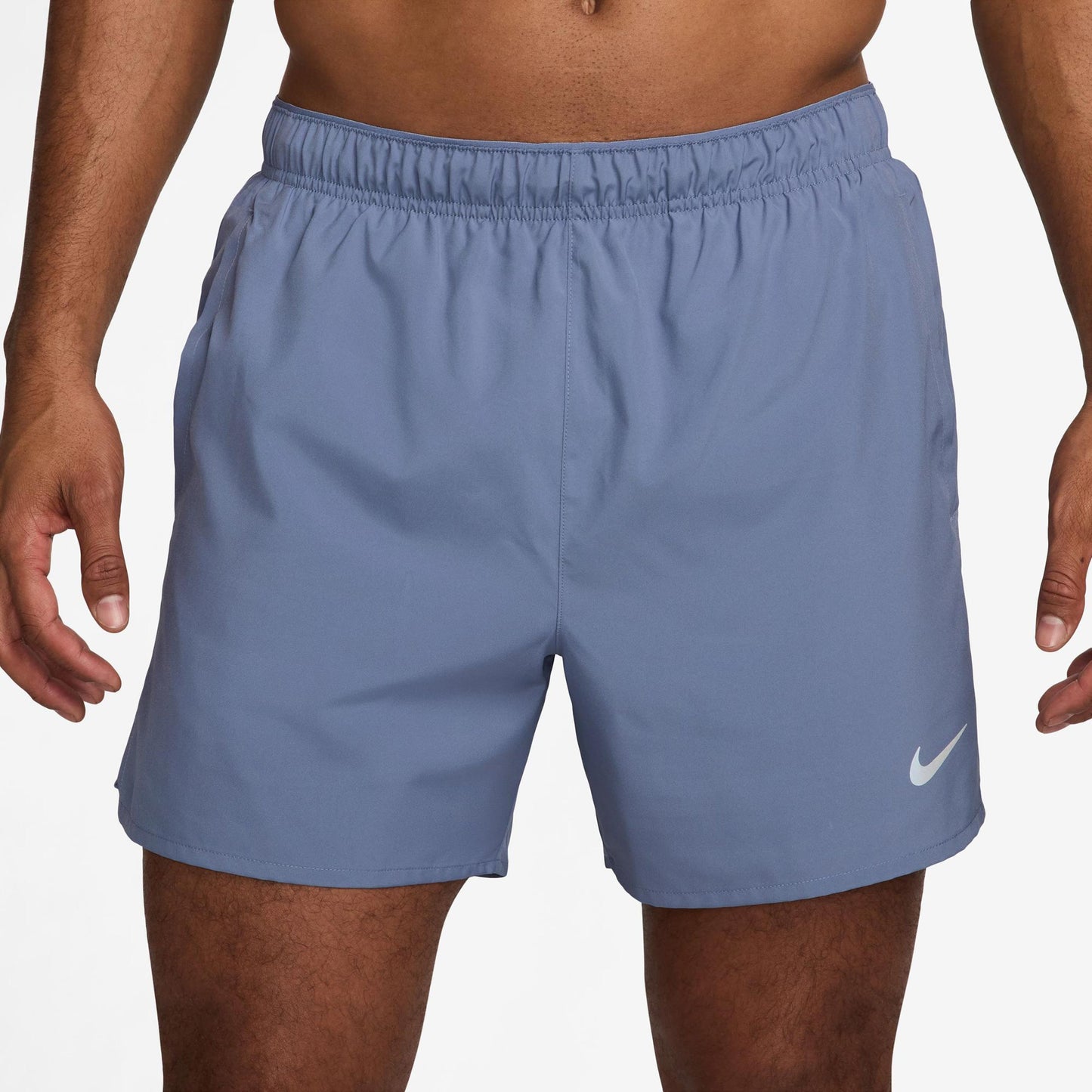 Nike Challenger 5in Hardloopshorts Heren - blauw, zilver