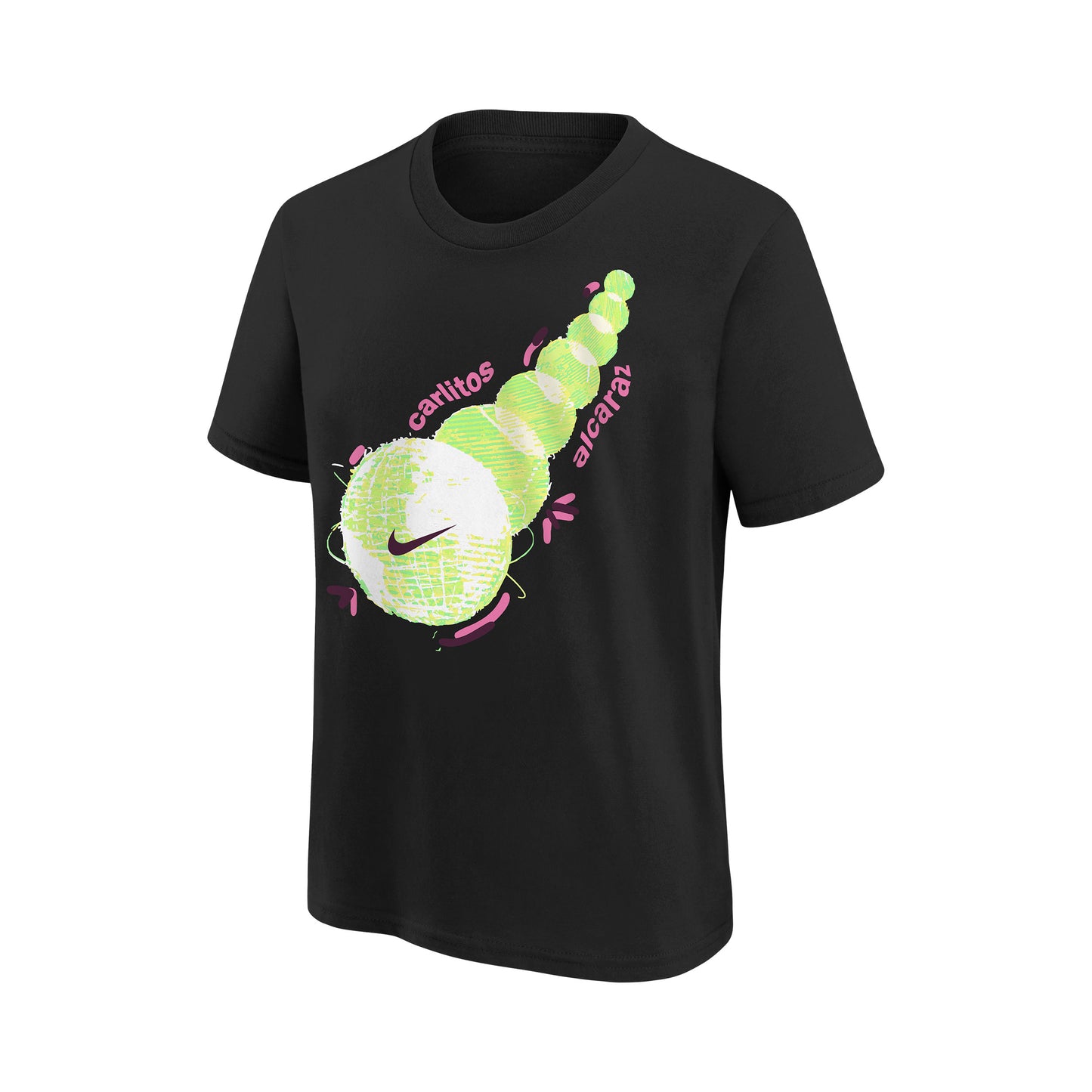 Nike Carlos Alcaraz T-shirt Jongens-Zwart