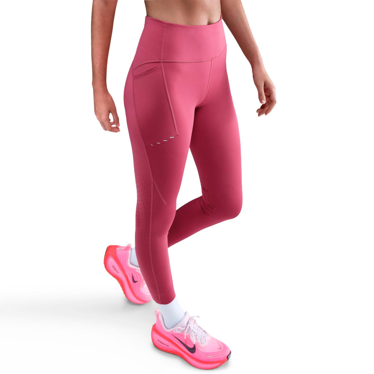 Nike Swift Hardlooplegging Dames - berry, zilver