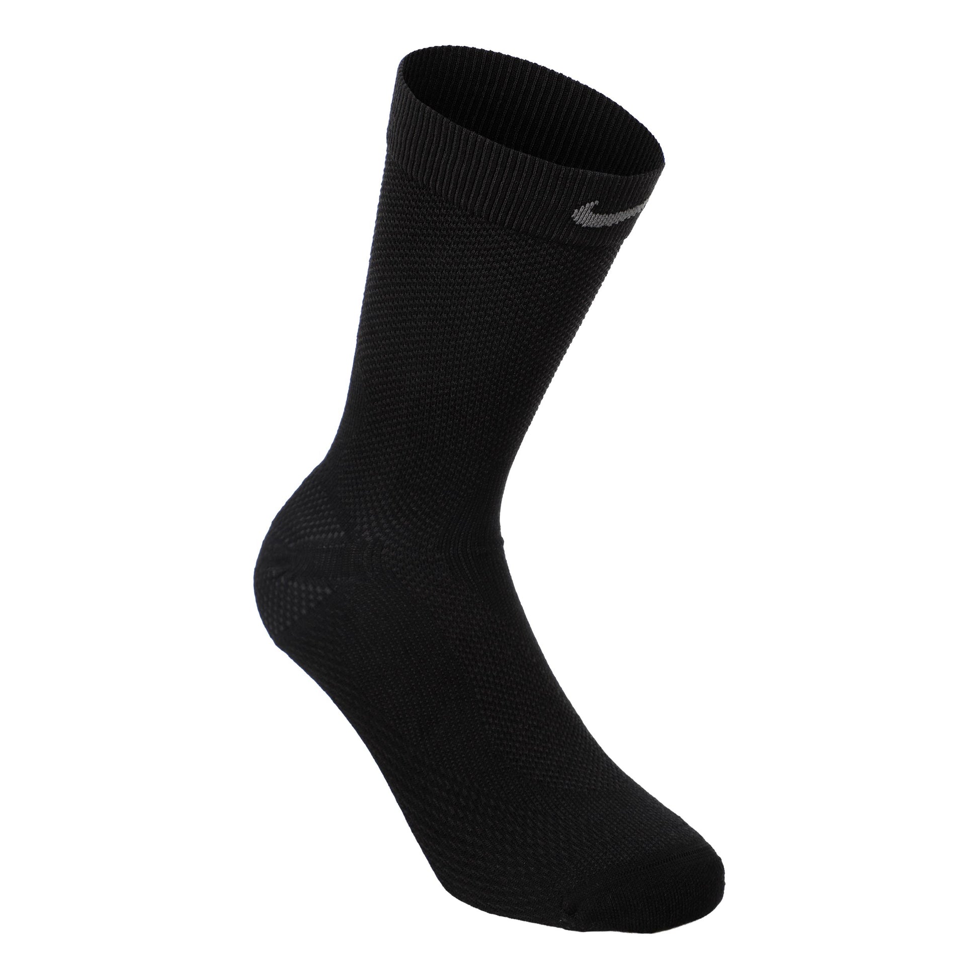 Nike Fast Lightweight Crew Hardloopsokken Unisex - zwart, grijs