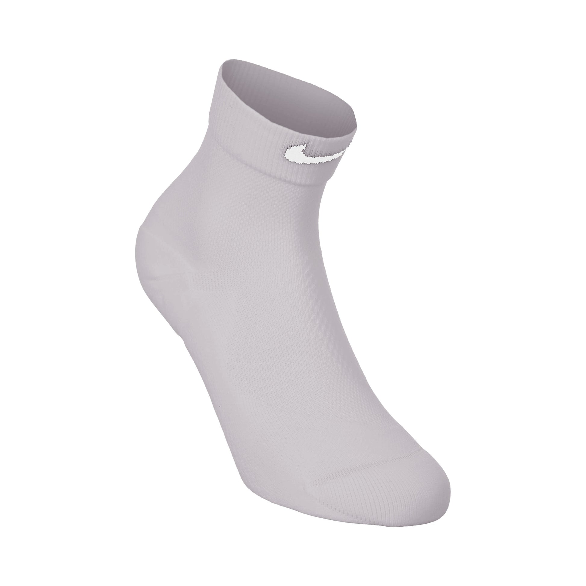 Nike Fast Midweight Ankle Hardloopsokken Unisex - grijs, wit