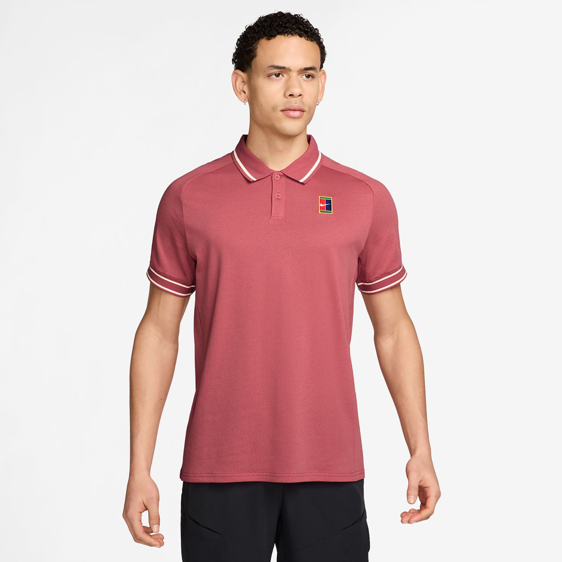 Nike Court Heritage Polo Heren-rood