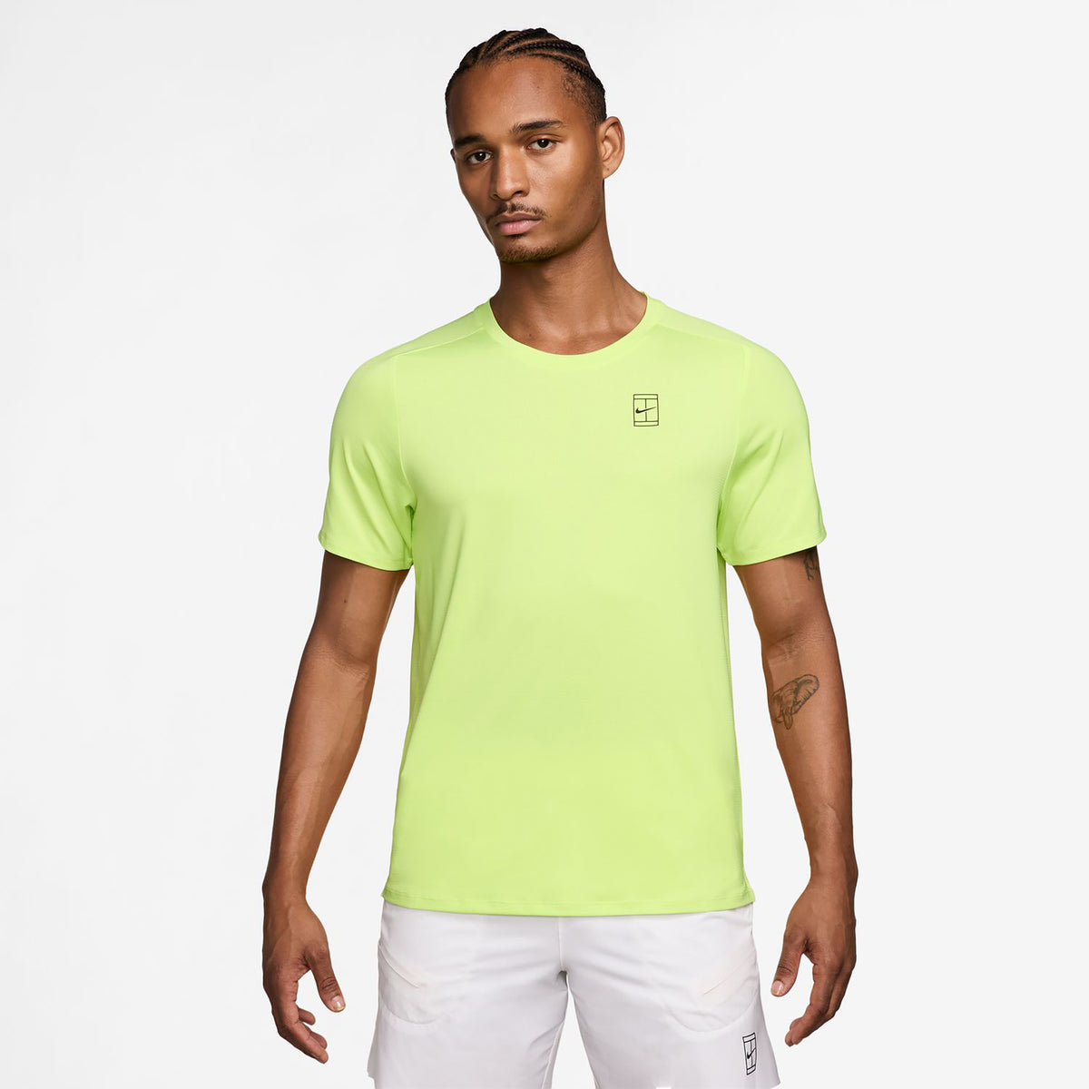 Nike Alcaraz Court Dri-FIT Advantage T-shirt Heren-citroengeel