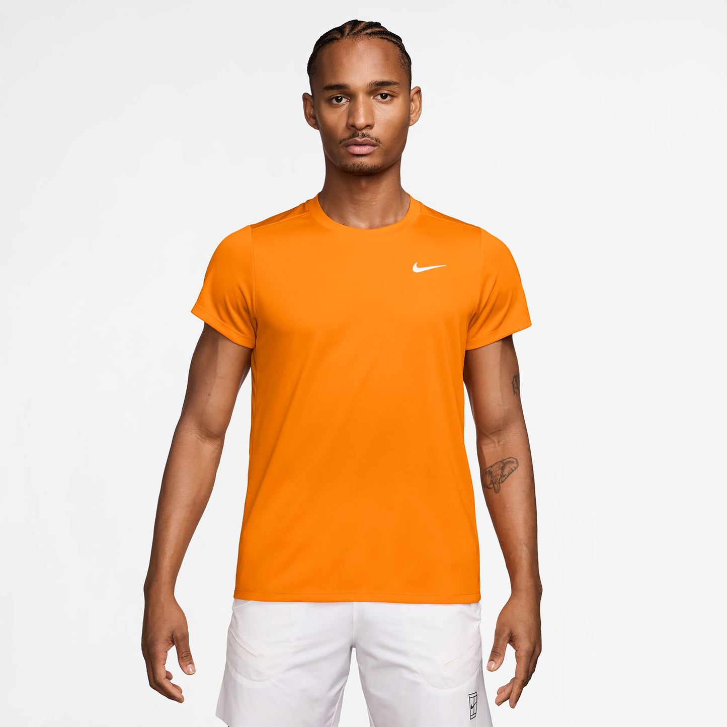 Nike Court Victory Dry T-shirt Heren - oranje, wit
