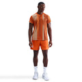 Court Victory Dri-Fit Print T-shirt Heren - oranje, wit