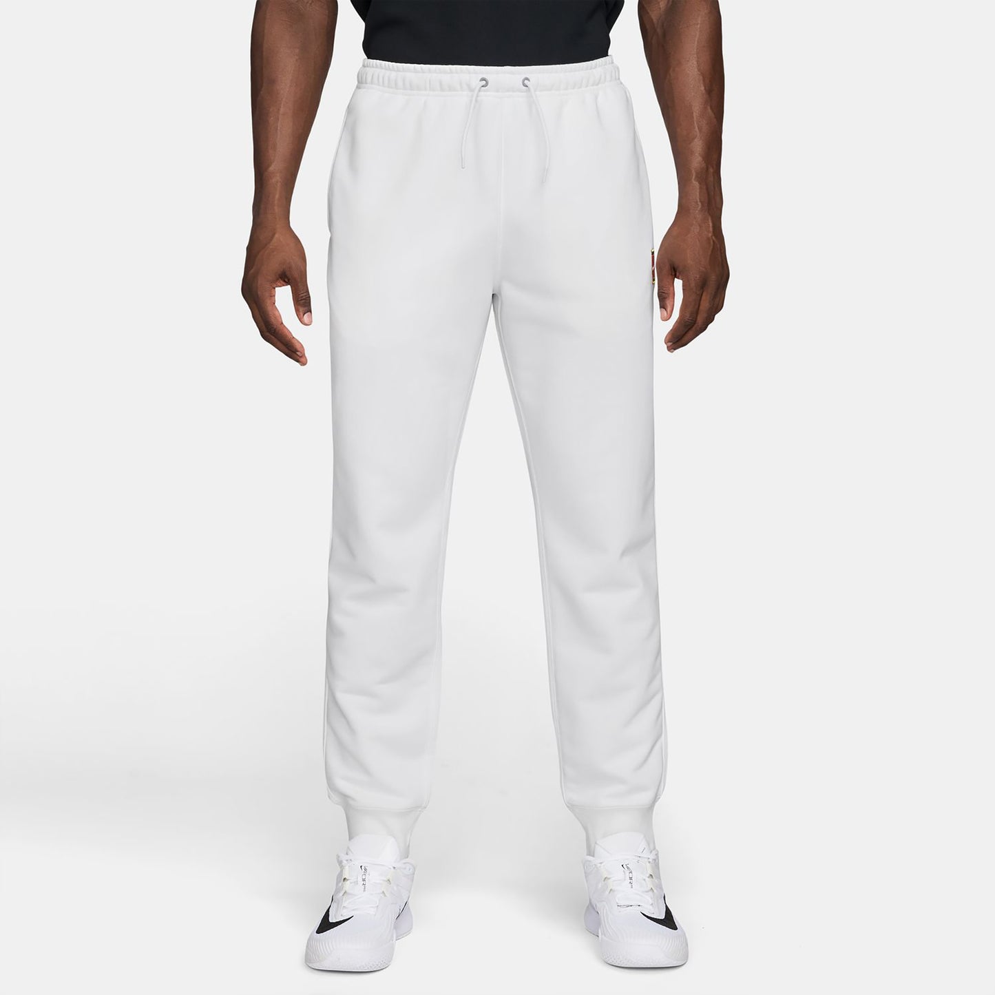 Nike Court Dri-Fit Heritage Fleece Trainingsbroek Heren-wit