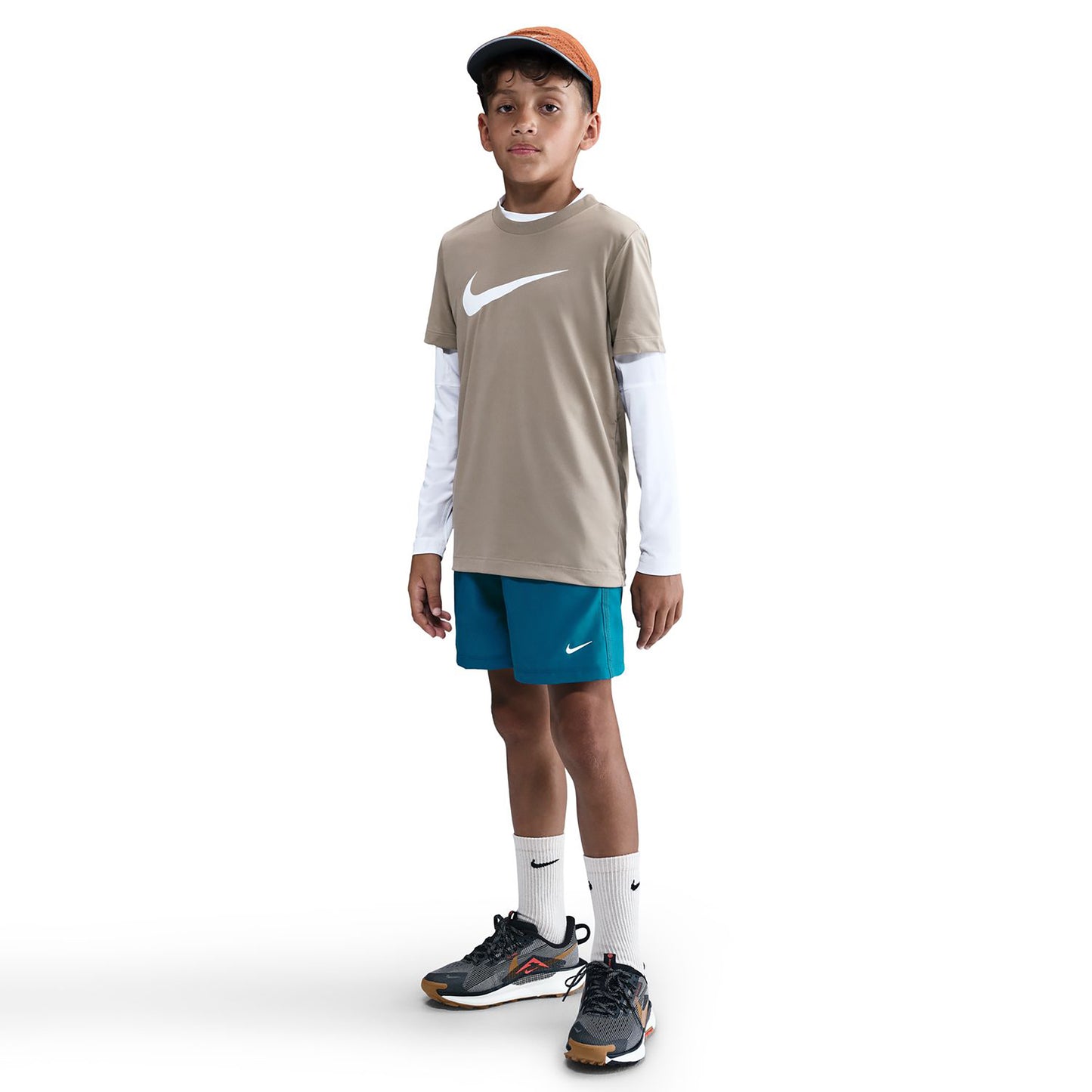Nike Big Shorts Jongens - blauw, wit