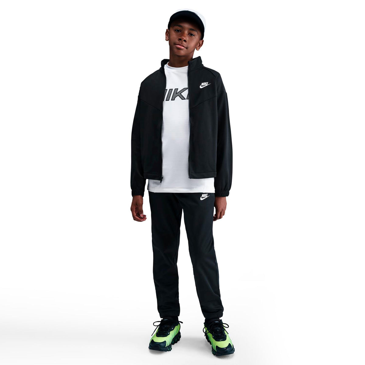 Nike Dri-Fit Full-Zip Trainingspak - zwart, wit